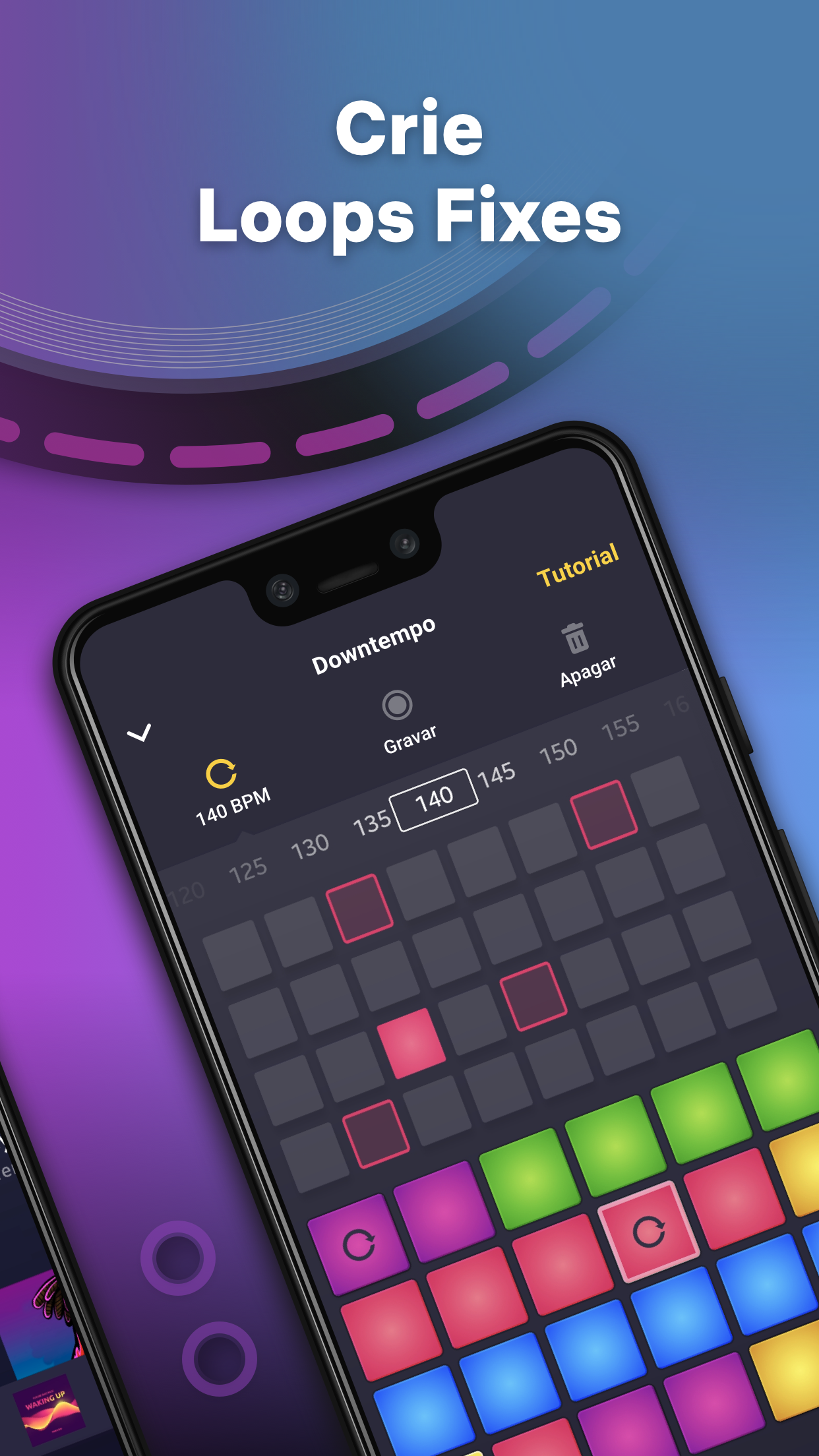 Captura de ecrã 3 da app Drum Pad Machine - crie música