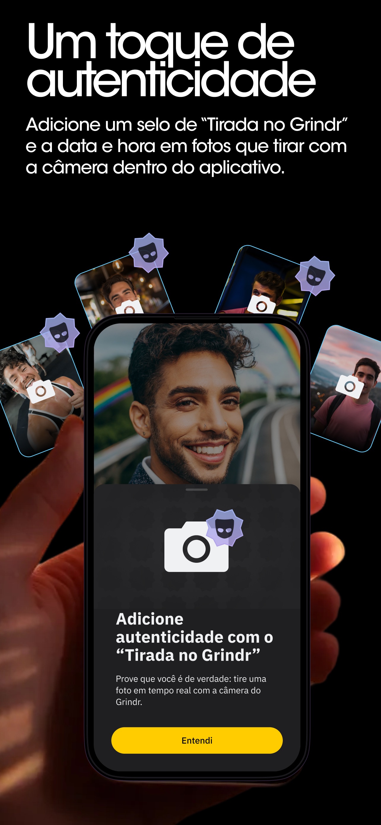 Captura de ecrã 3 da app Grindr - Conversa gay
