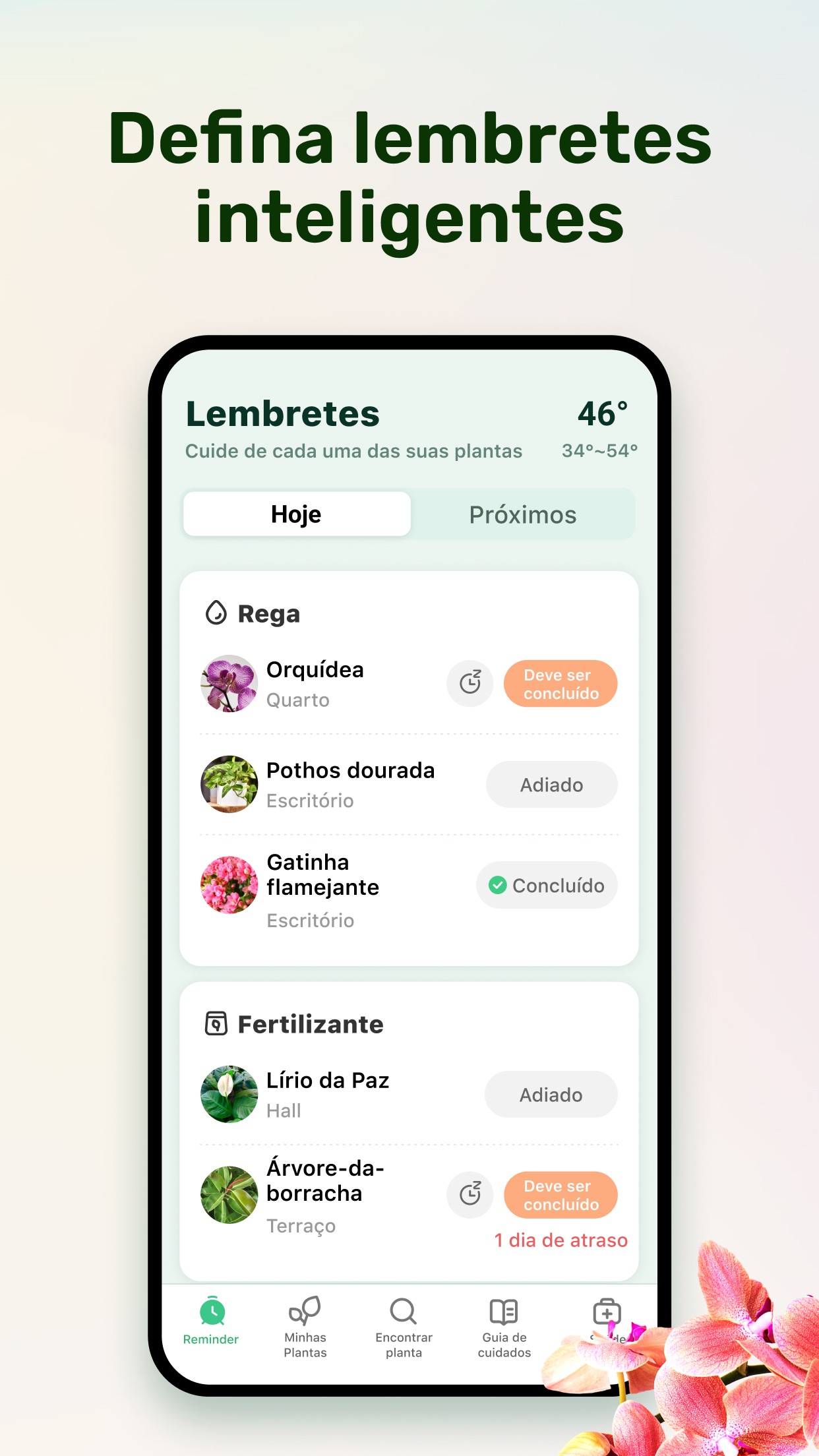 Captura de ecrã 4 da app Plant Parent-Guia de Cuidados