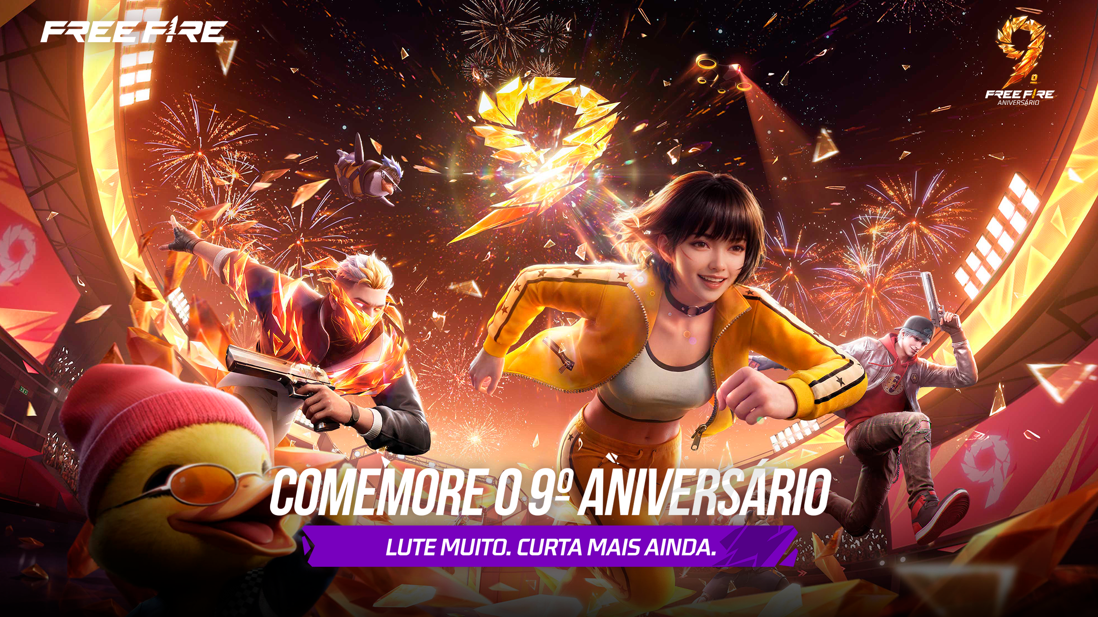 Captura de ecrã 1 da app Free Fire: 9º Aniversário