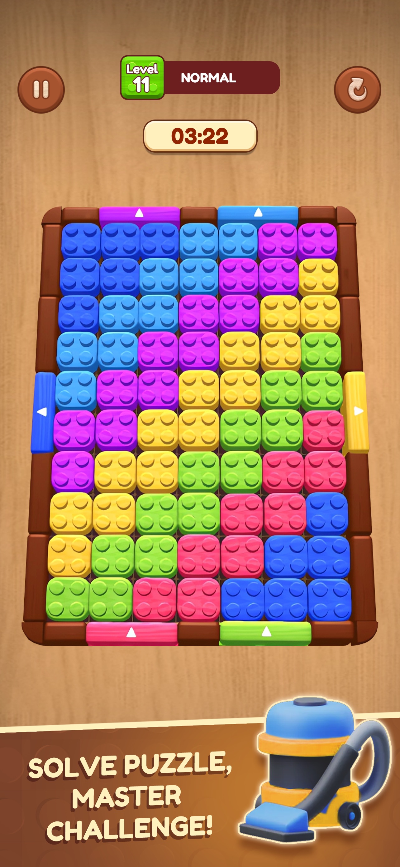 Captura de ecrã 1 da app Slide Color Block: 3D Puzzle