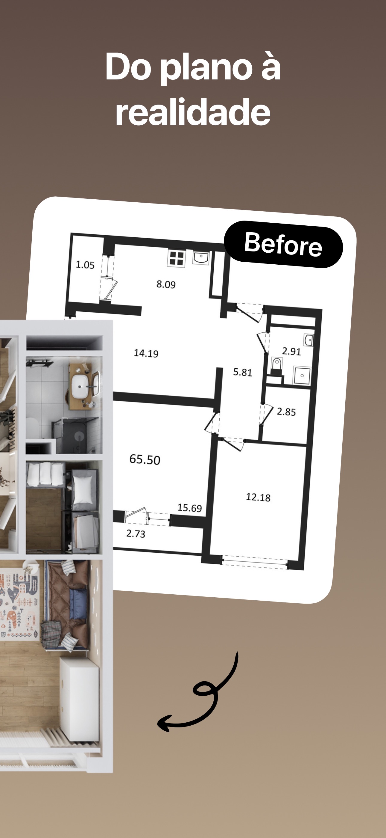 Captura de ecrã 3 da app Planta casa IA: Decoração 3D