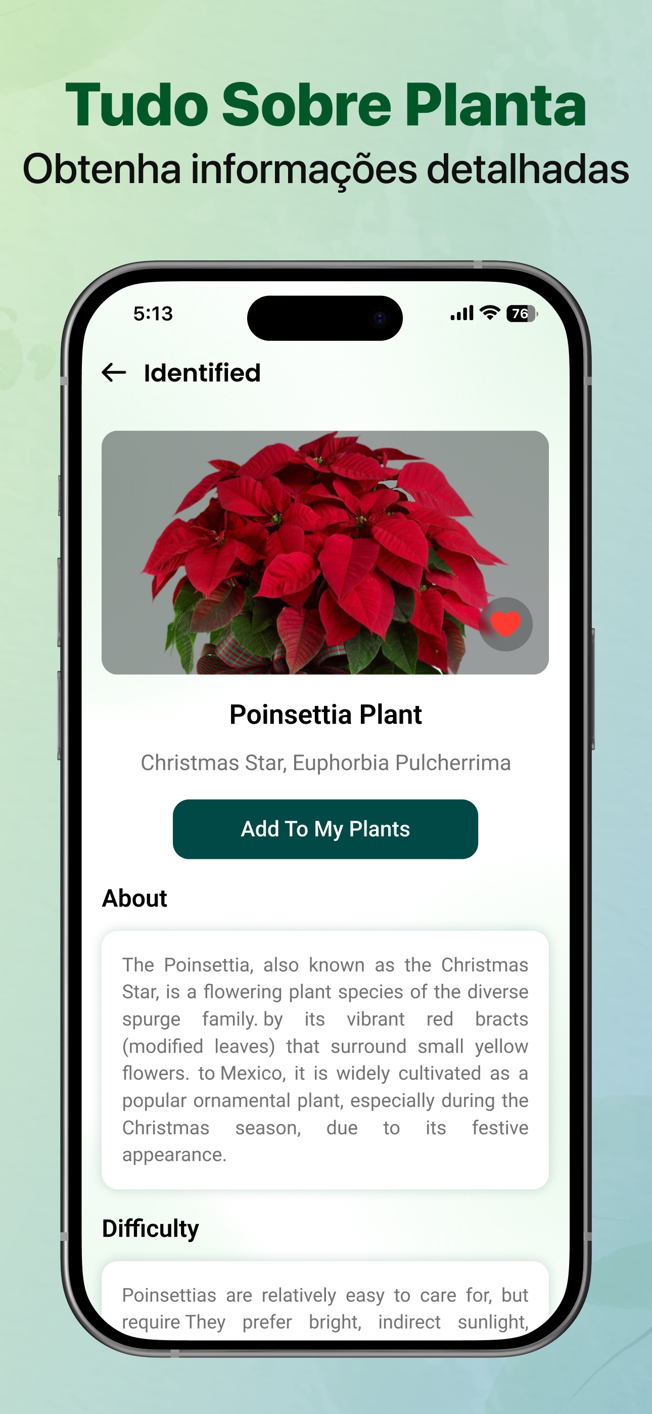 Captura de ecrã 2 da app Cuidados com as plantas e guia