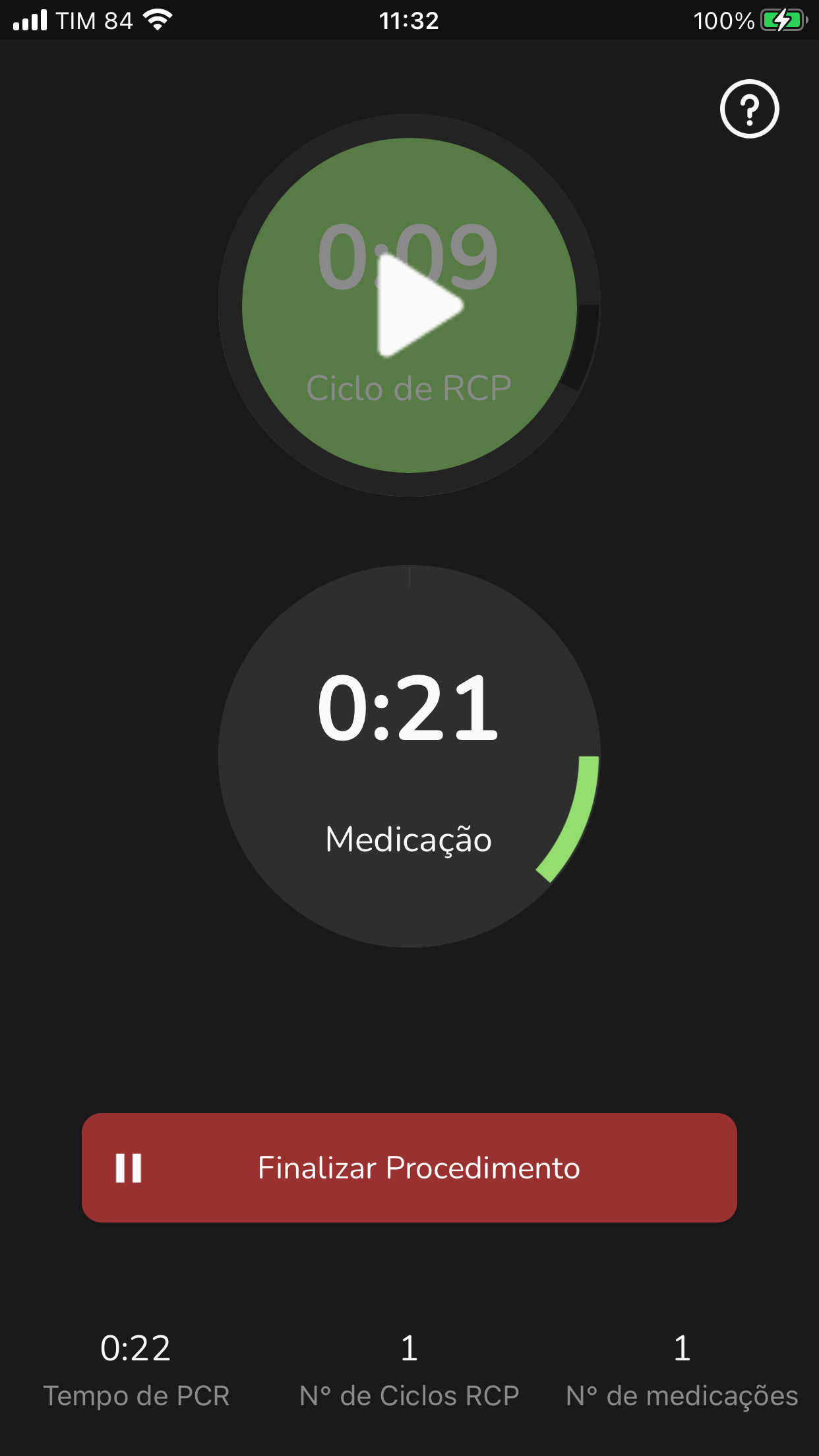 Captura de ecrã 2 da app Parada Cardíaca