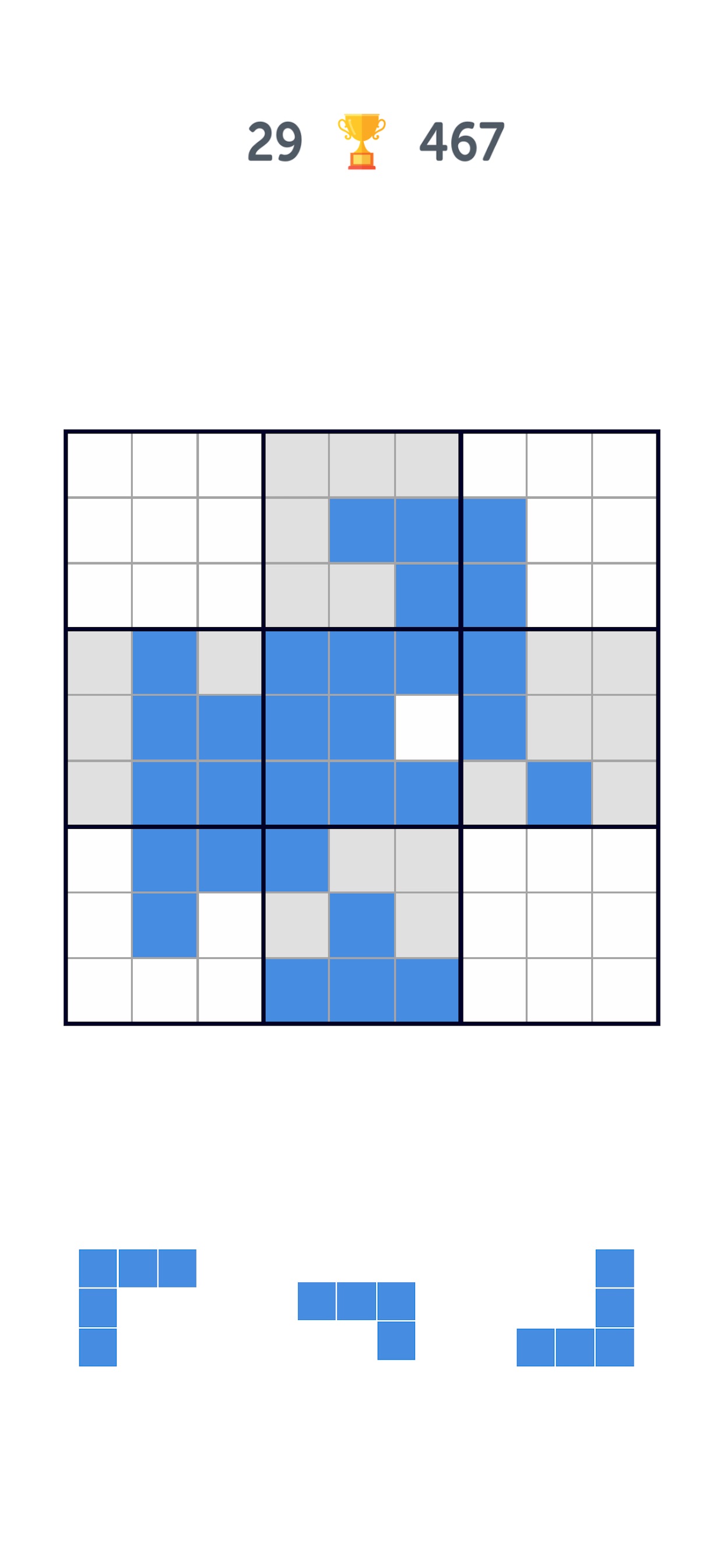 Captura de ecrã 1 da app Sudoku Blocks: Brain Puzzles