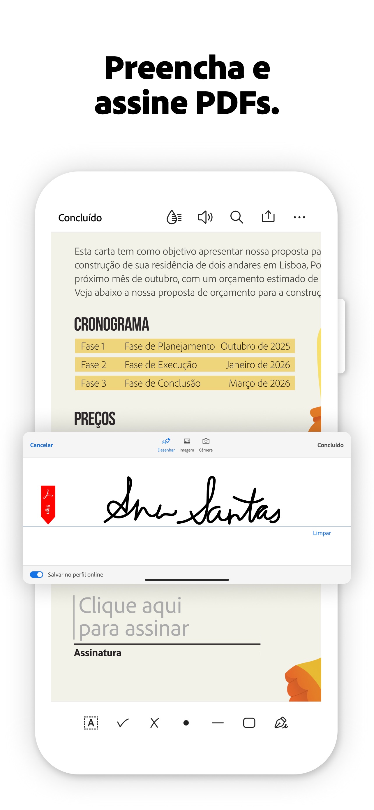 Captura de ecrã 3 da app Adobe Acrobat Reader: Docs PDF