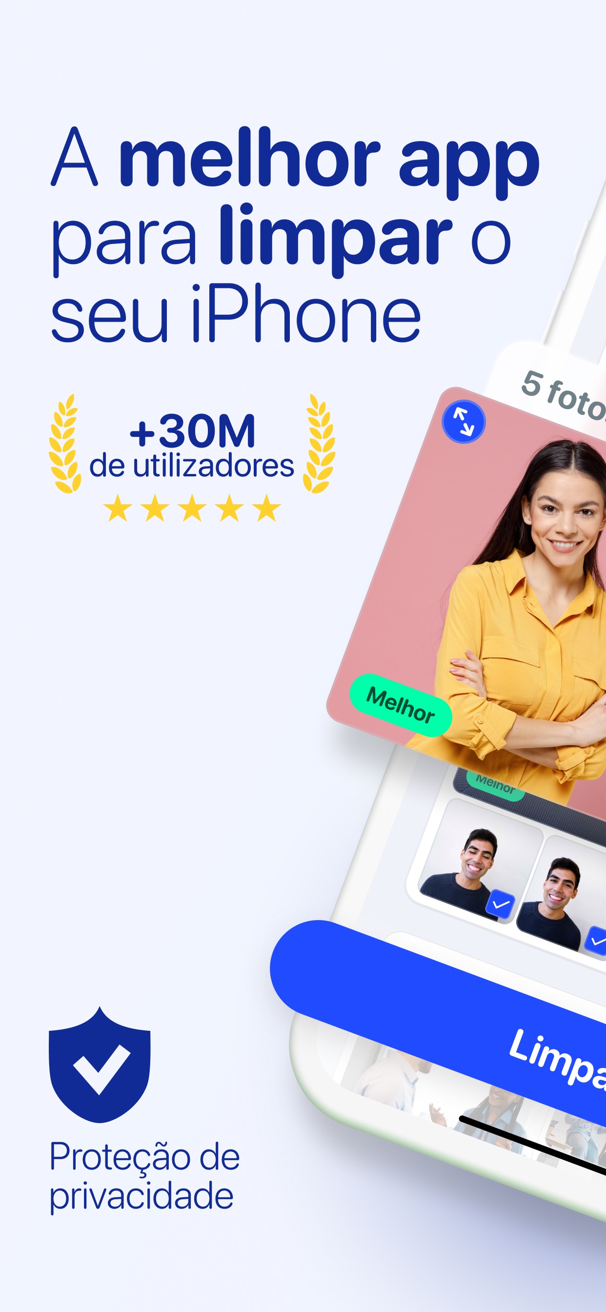 Captura de ecrã 1 da app AI Cleaner: Limpeza de Celular
