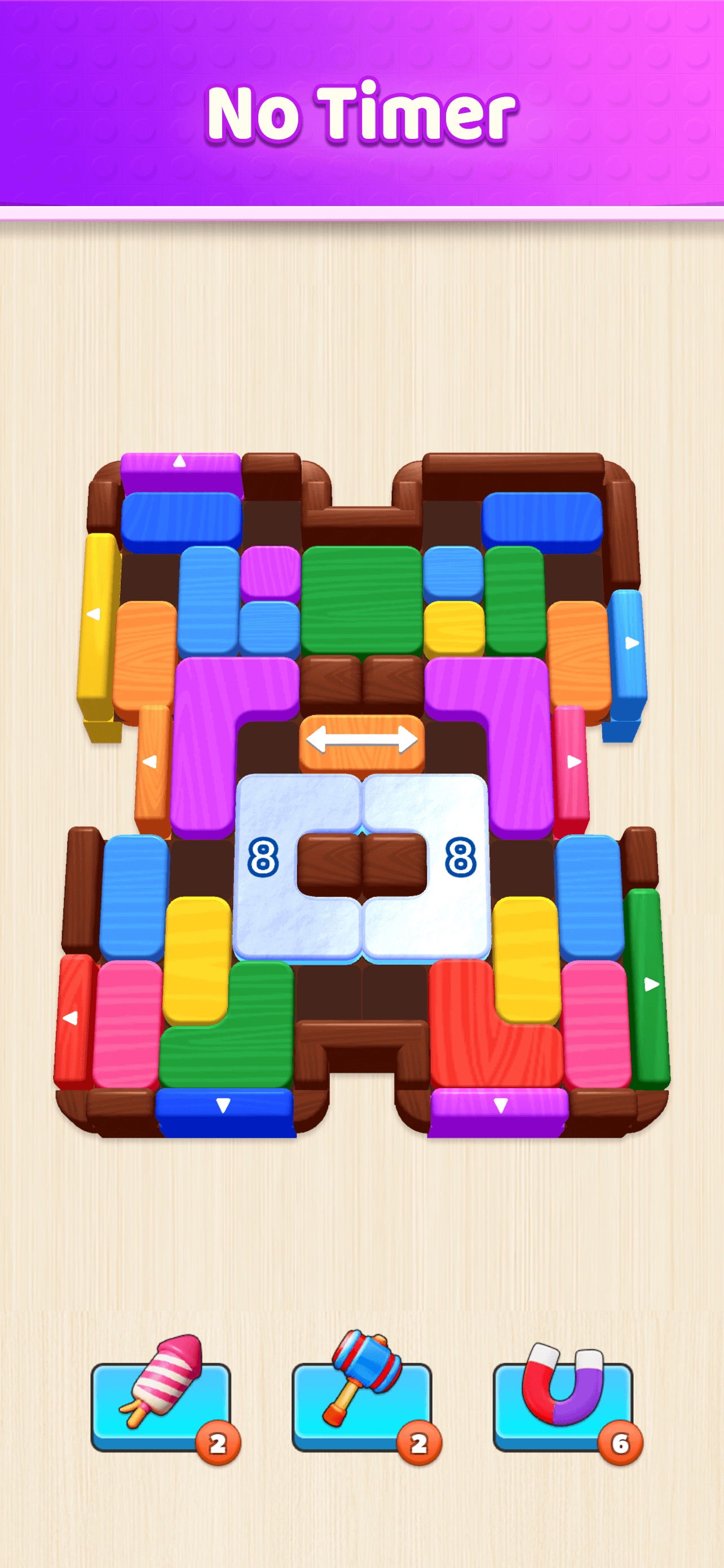 Captura de ecrã 2 da app Slide Block Rush
