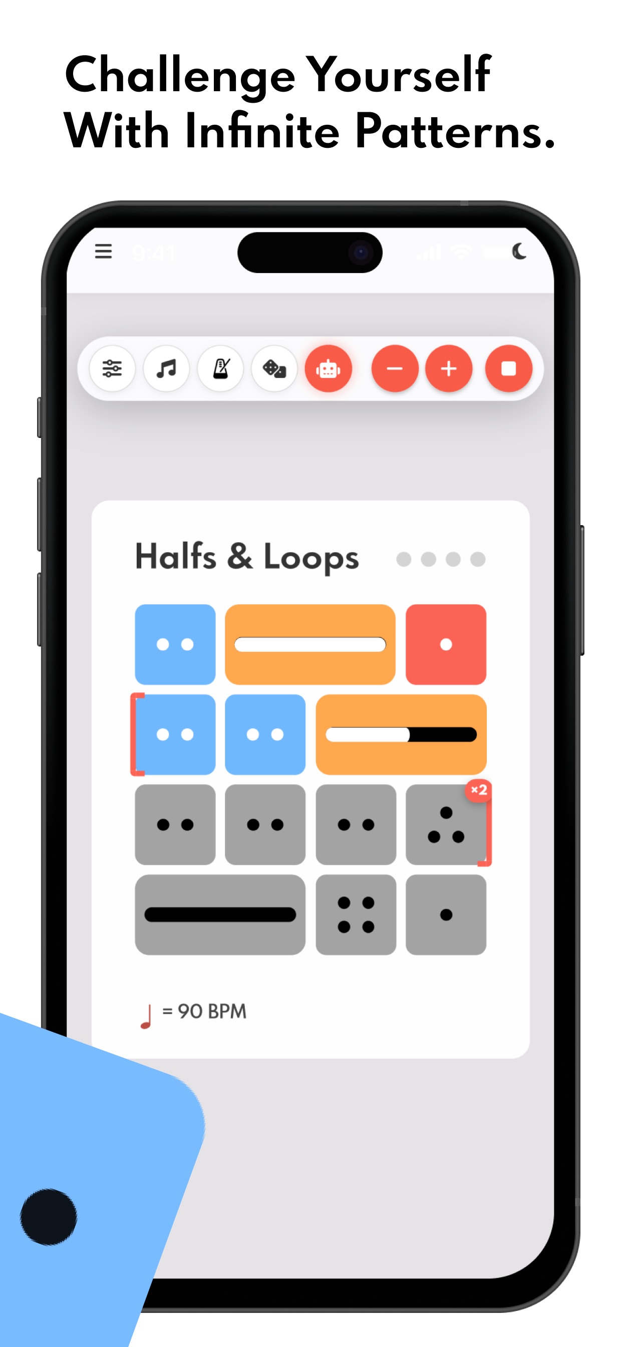 Captura de ecrã 3 da app Beat Blocks - Rhythm Practice
