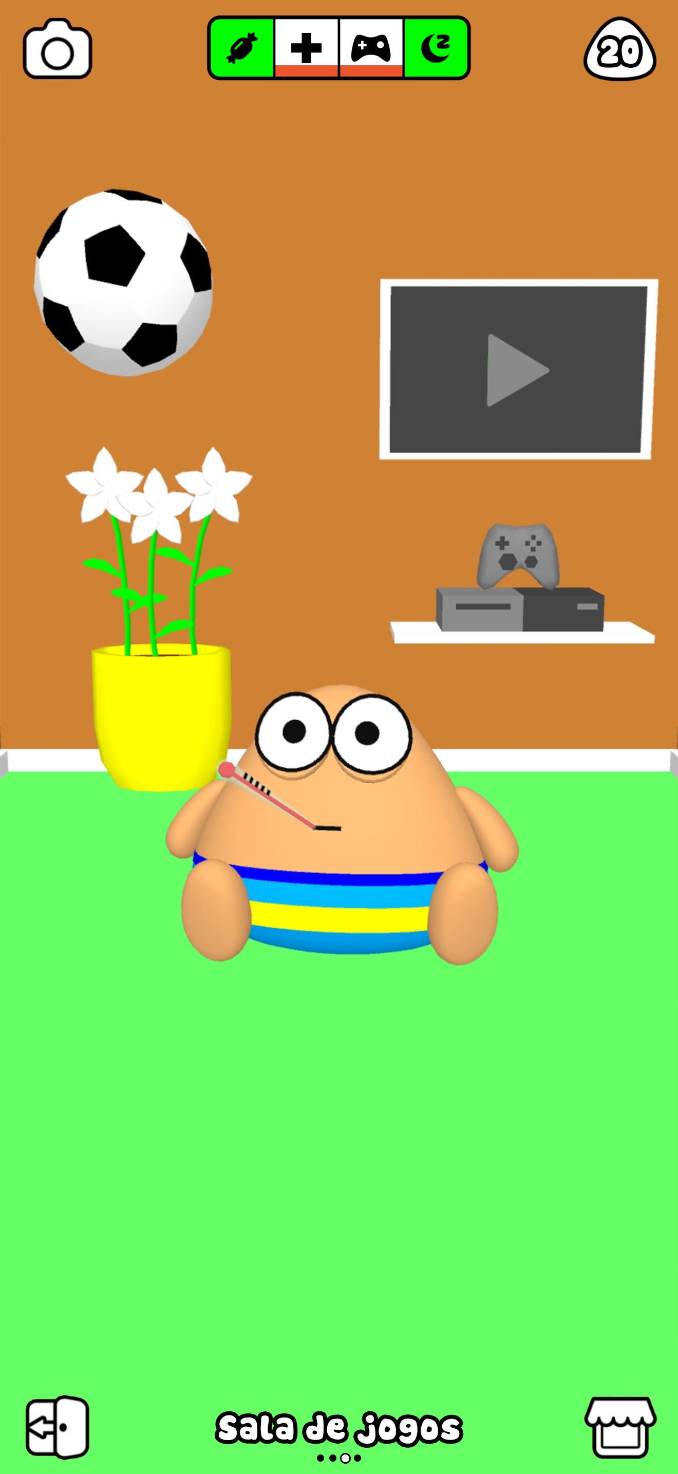 Captura de ecrã 3 da app Pou 3D