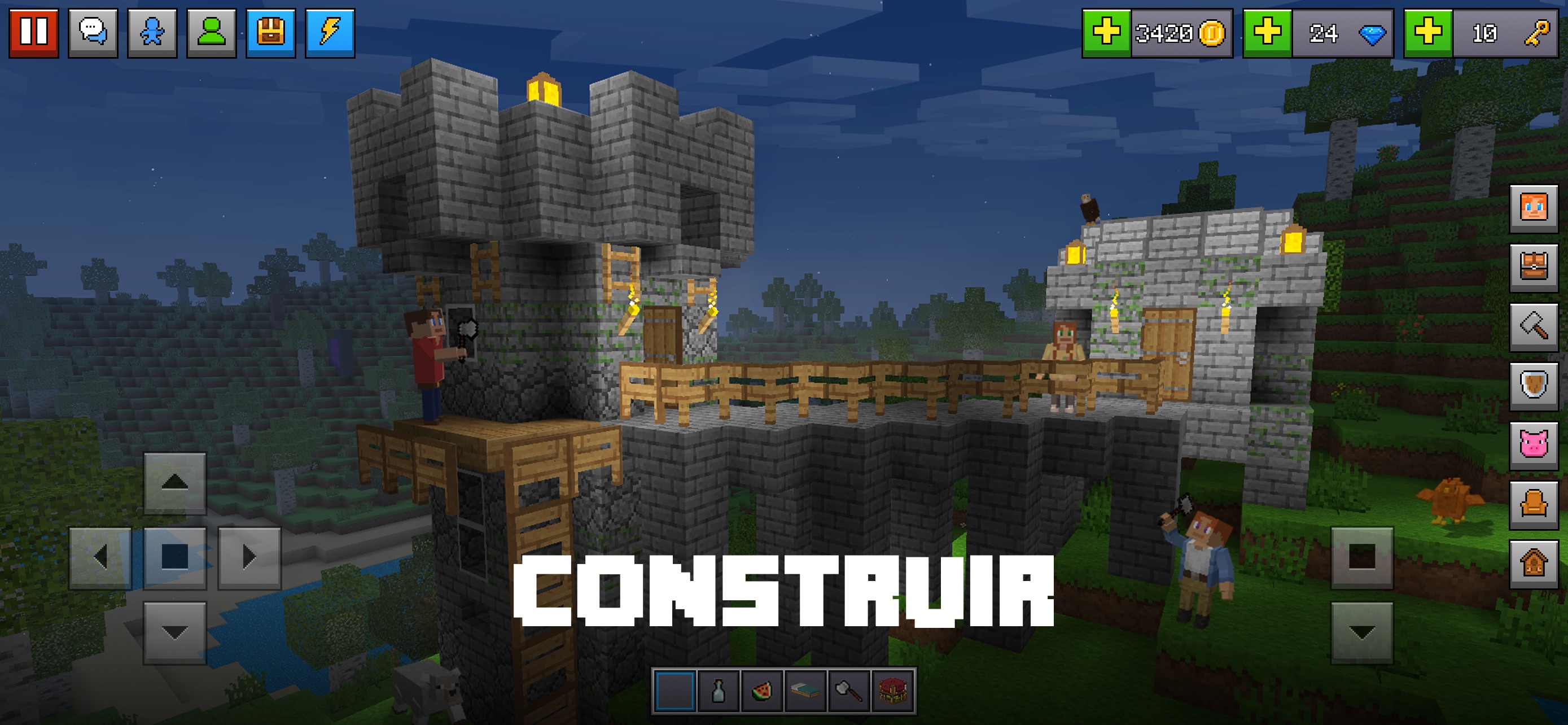 Captura de ecrã 3 da app Block World 3D: Construir
