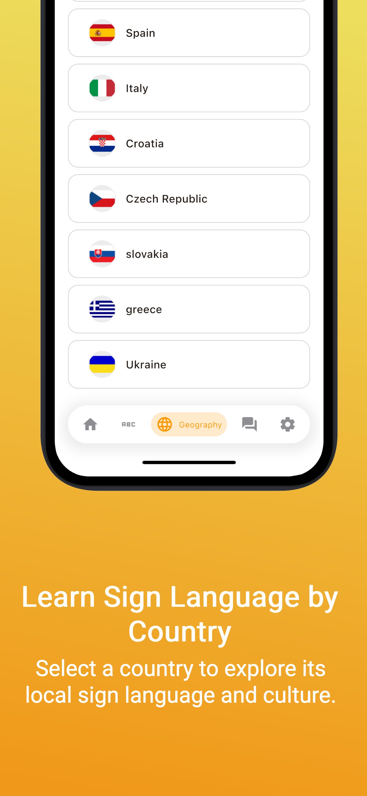 Captura de ecrã 2 da app Spreadthesign - Beginners