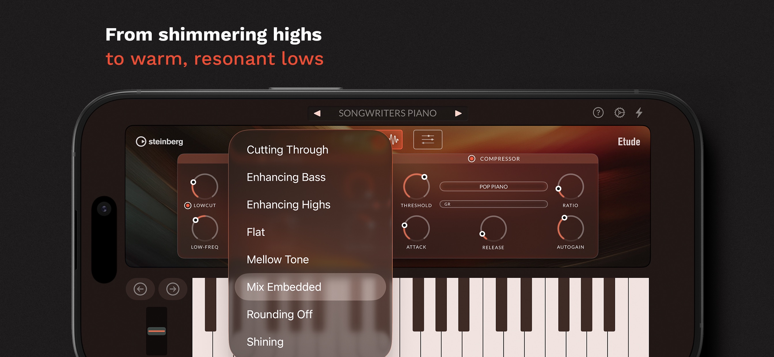 Captura de ecrã 4 da app Etude - Grand Piano App & AUv3