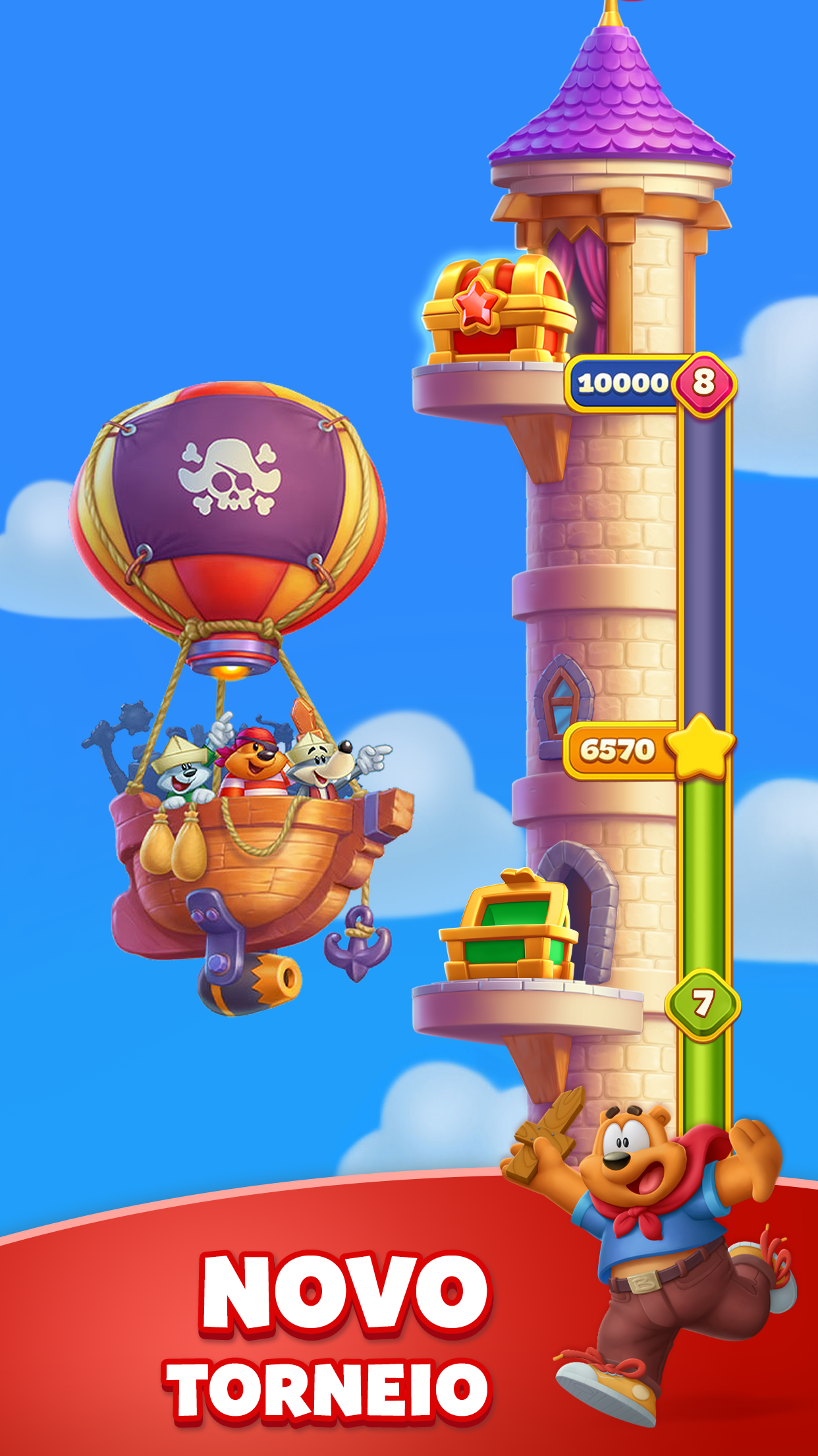 Captura de ecrã 3 da app Toon Blast