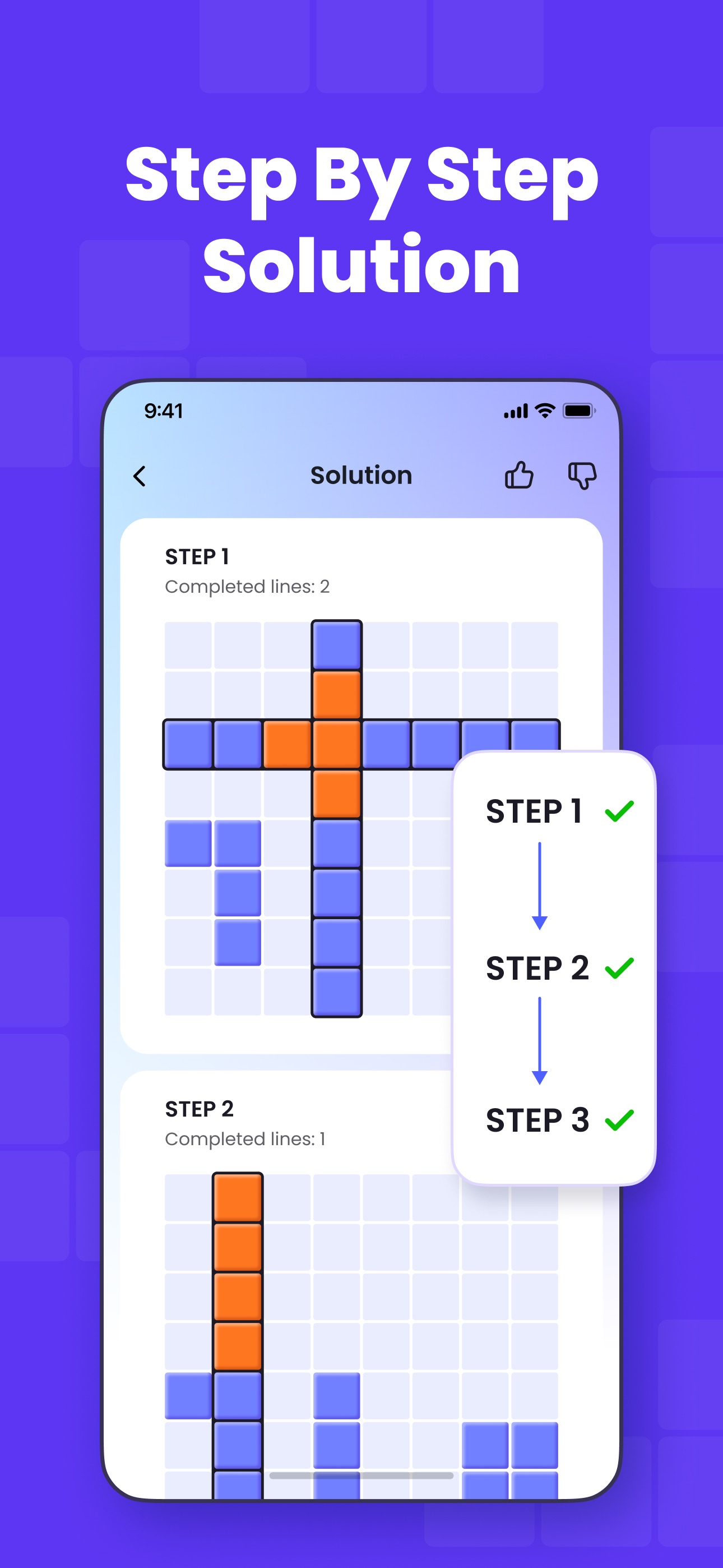 Captura de ecrã 2 da app Block Puzzle Solver for Blast!