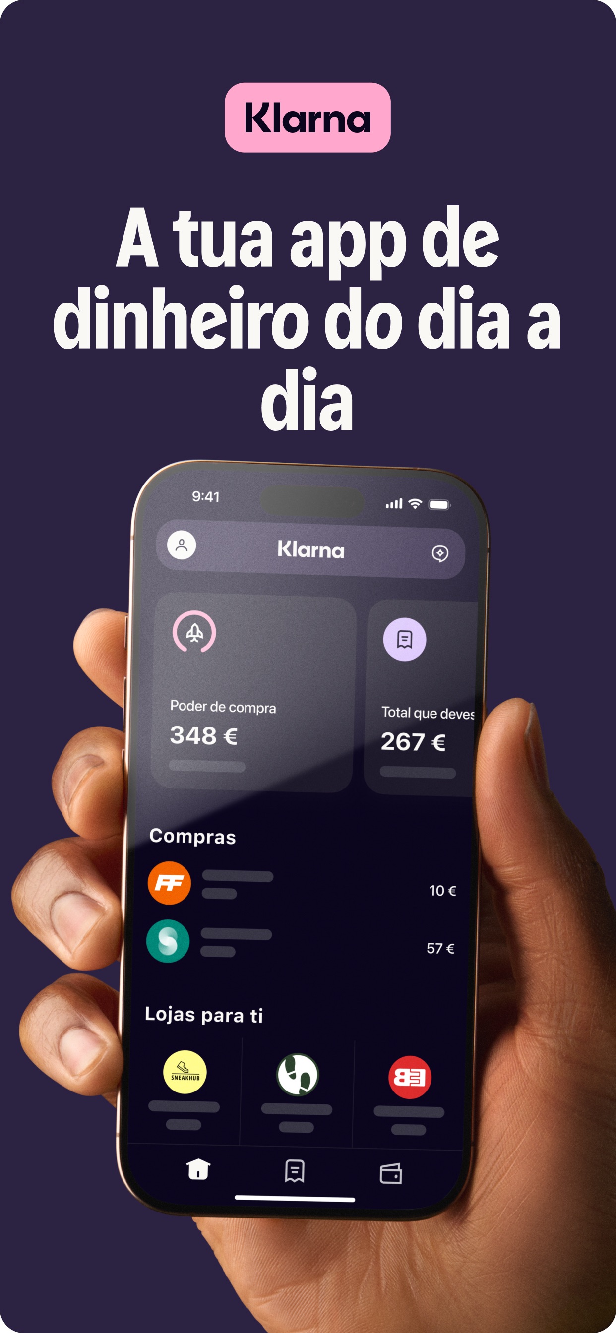Captura de ecrã 1 da app Klarna: Pagamento inteligente