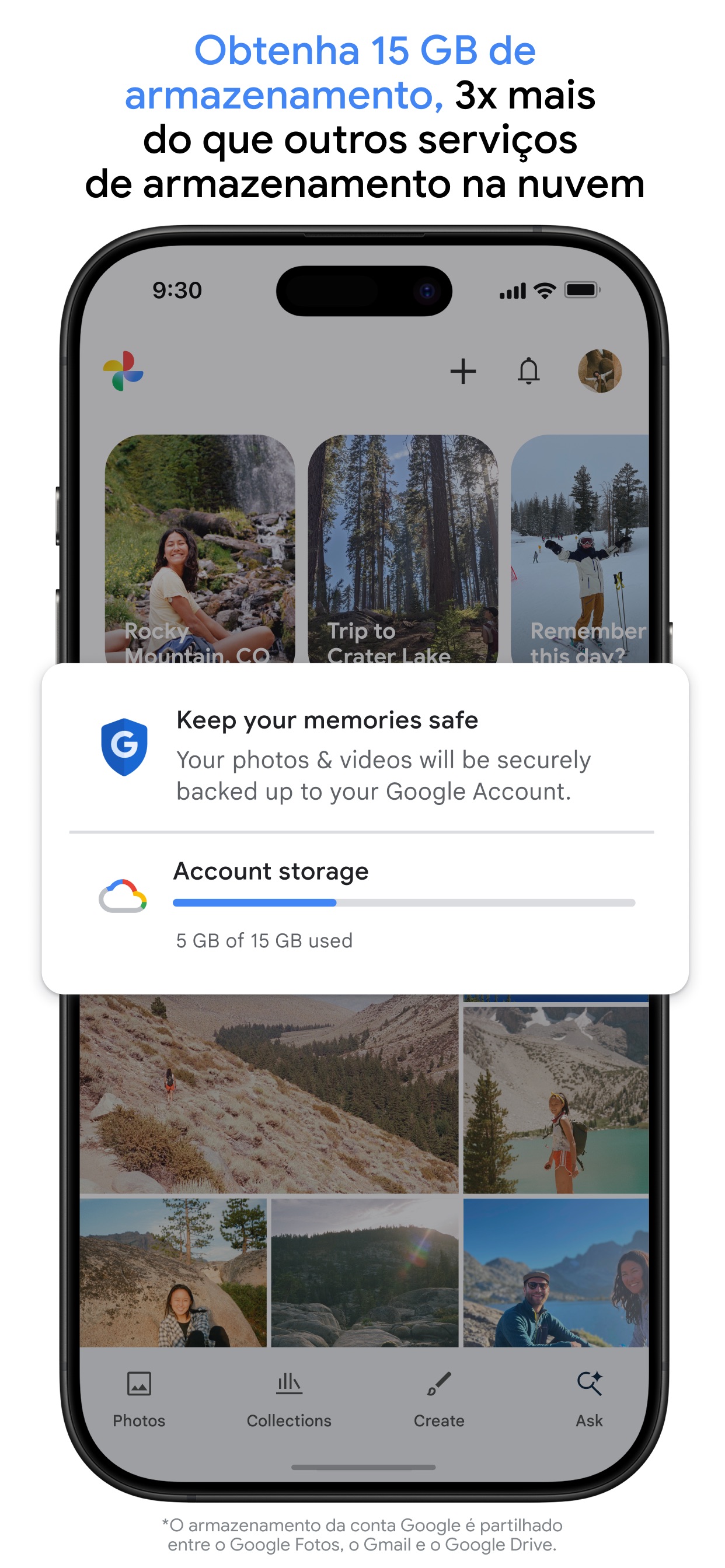 Captura de ecrã 1 da app Google Fotos