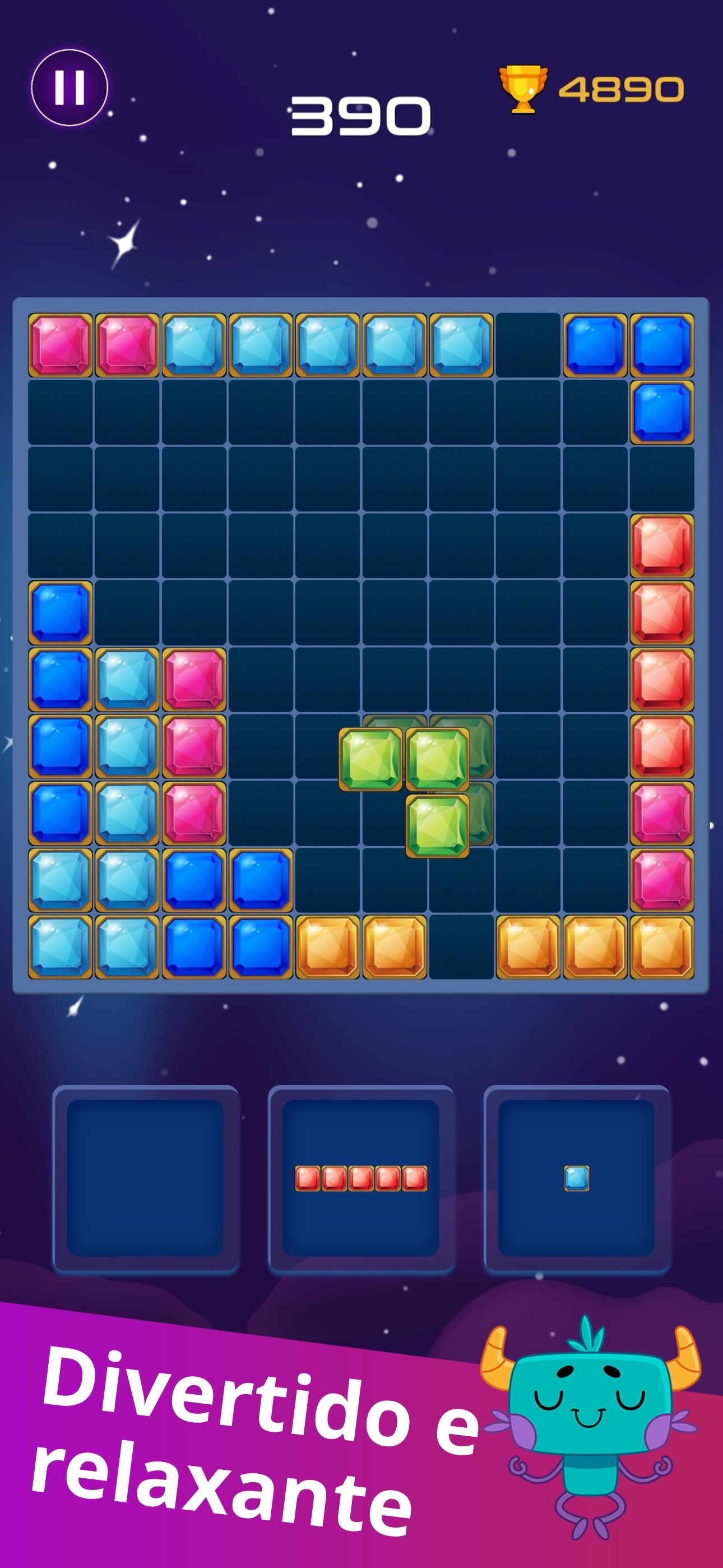 Captura de ecrã 2 da app SpaceBlok: Jogos Inteligentes