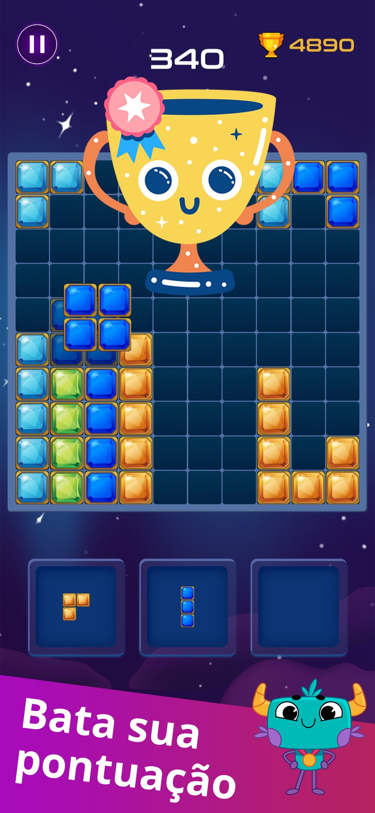 Captura de ecrã 4 da app SpaceBlok: Jogos Inteligentes