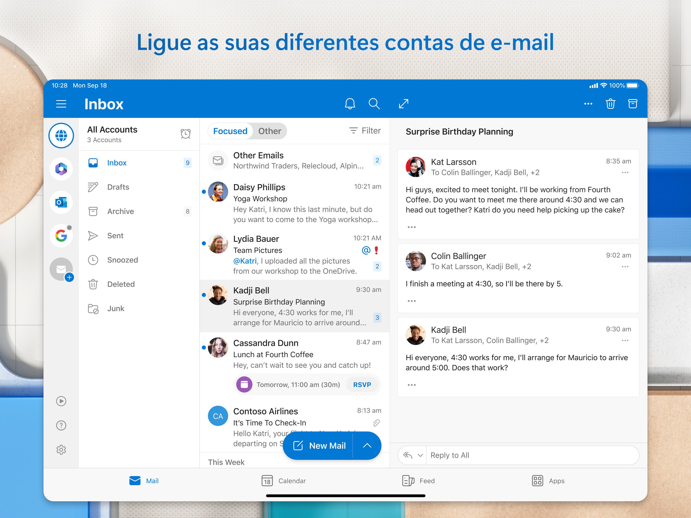 Captura de ecrã 3 da app Microsoft Outlook
