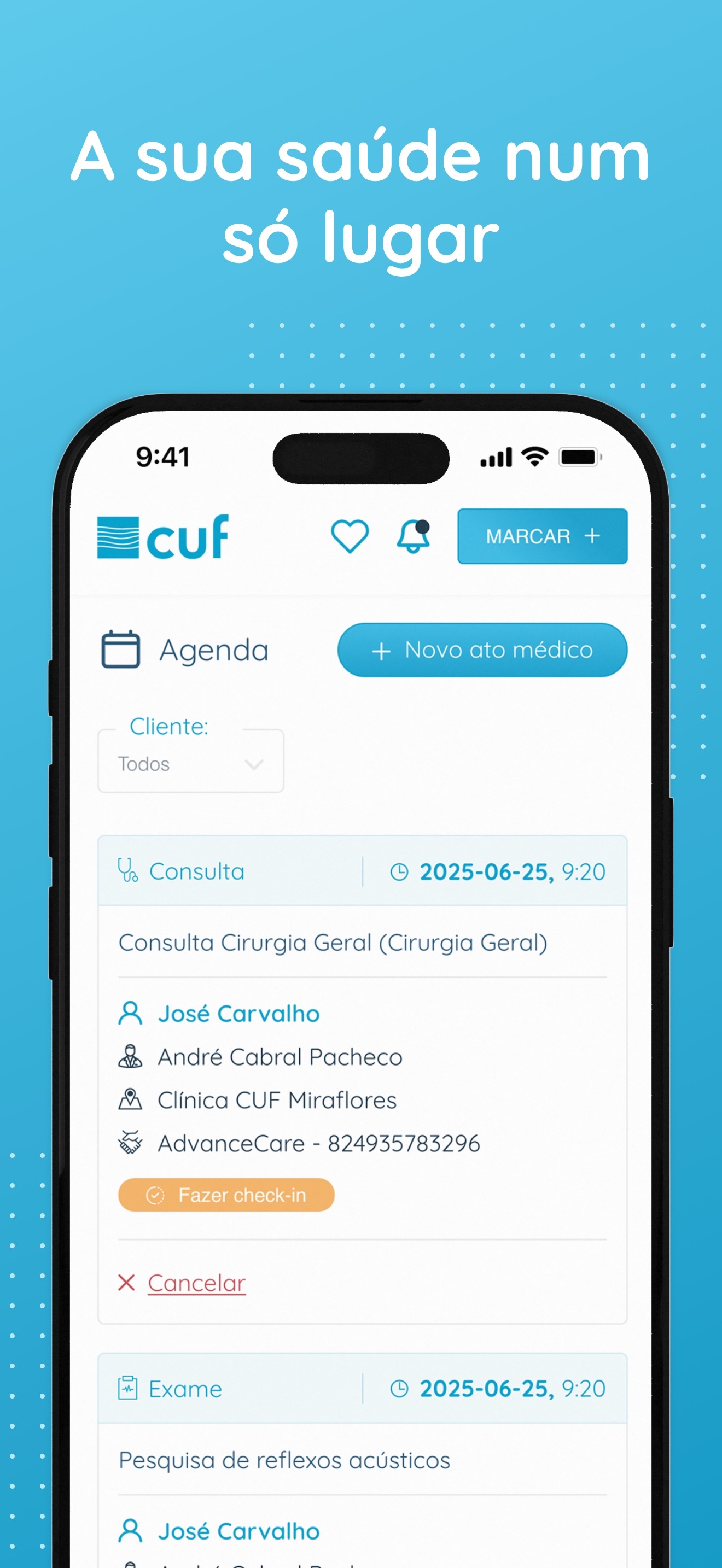 Captura de ecrã 2 da app My CUF