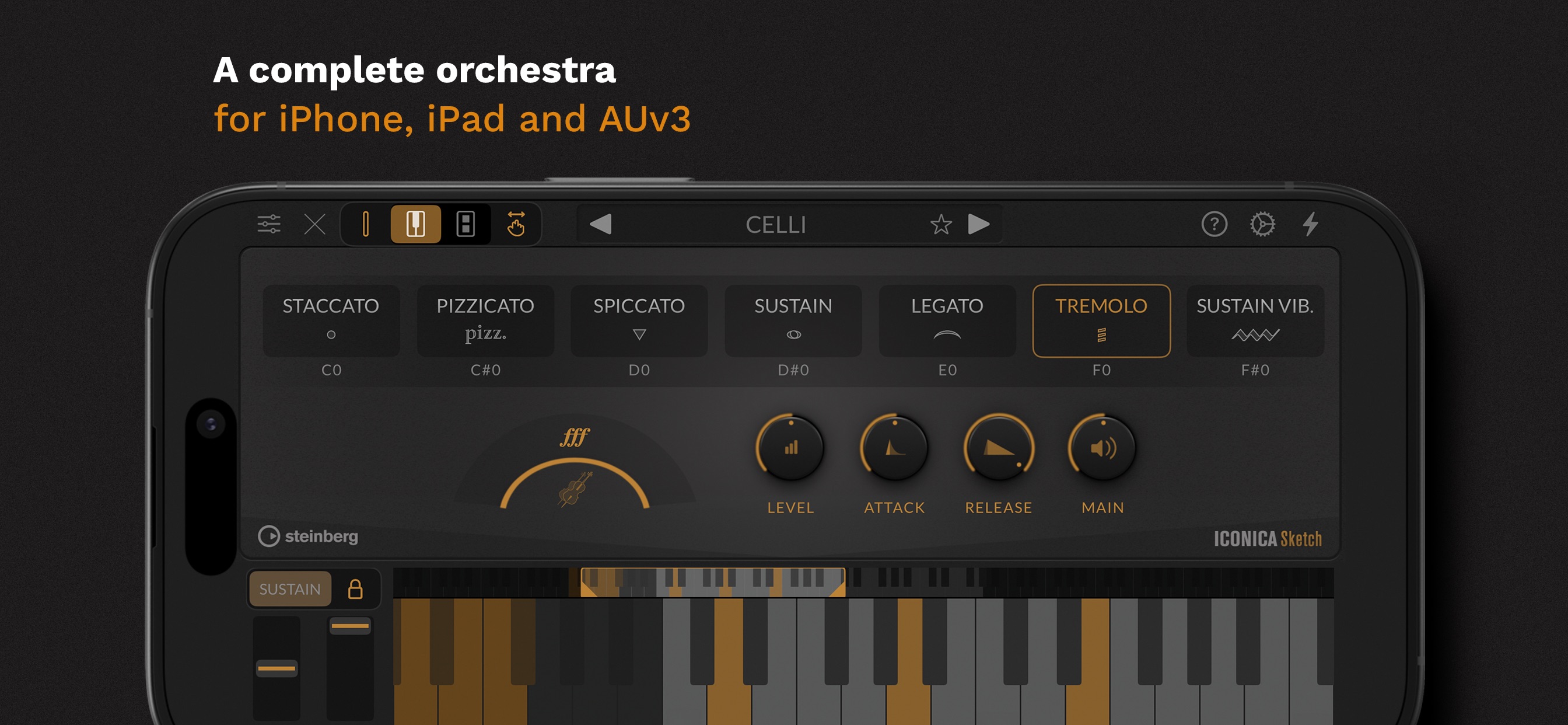 Captura de ecrã 1 da app Iconica Sketch - Orchestra app