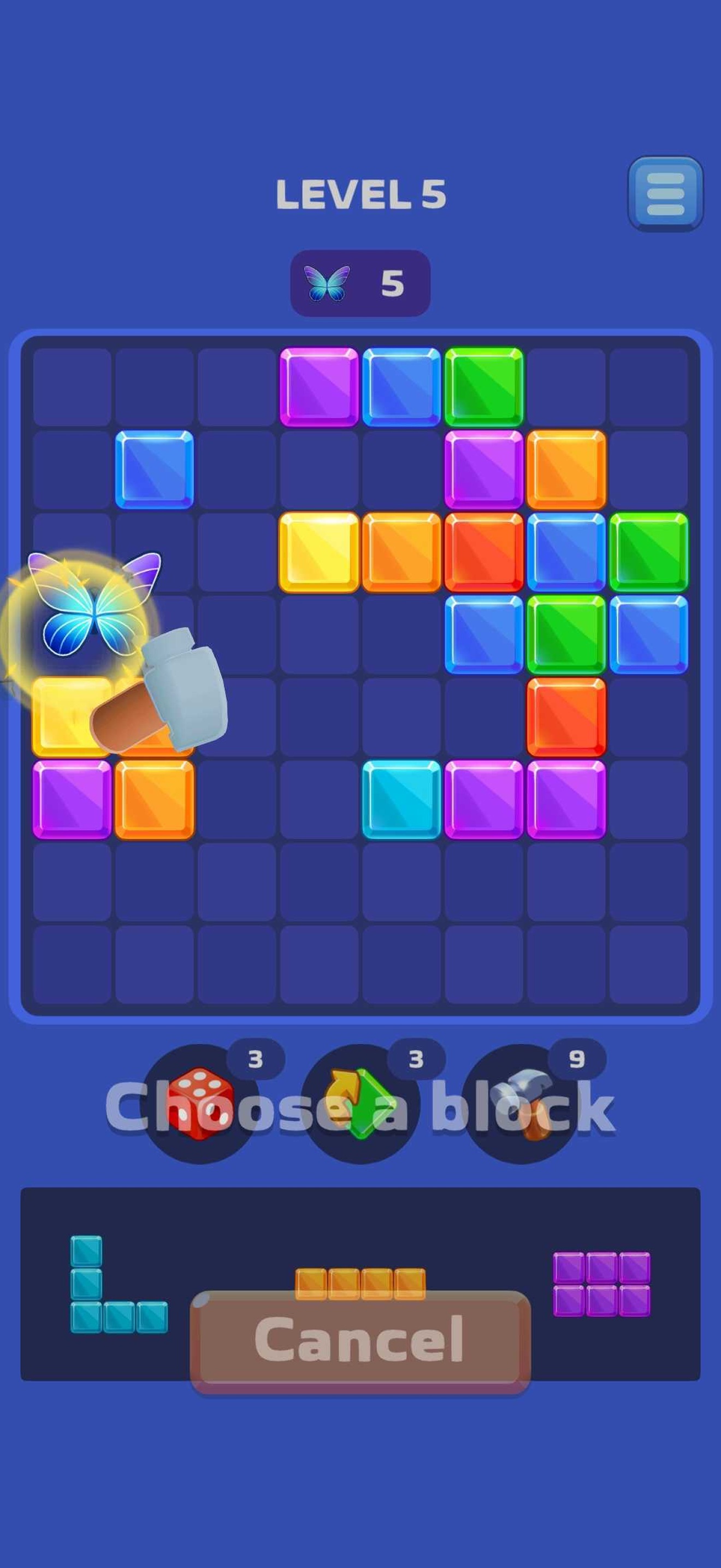 Captura de ecrã 4 da app Block Blitz : Gems Puzzle