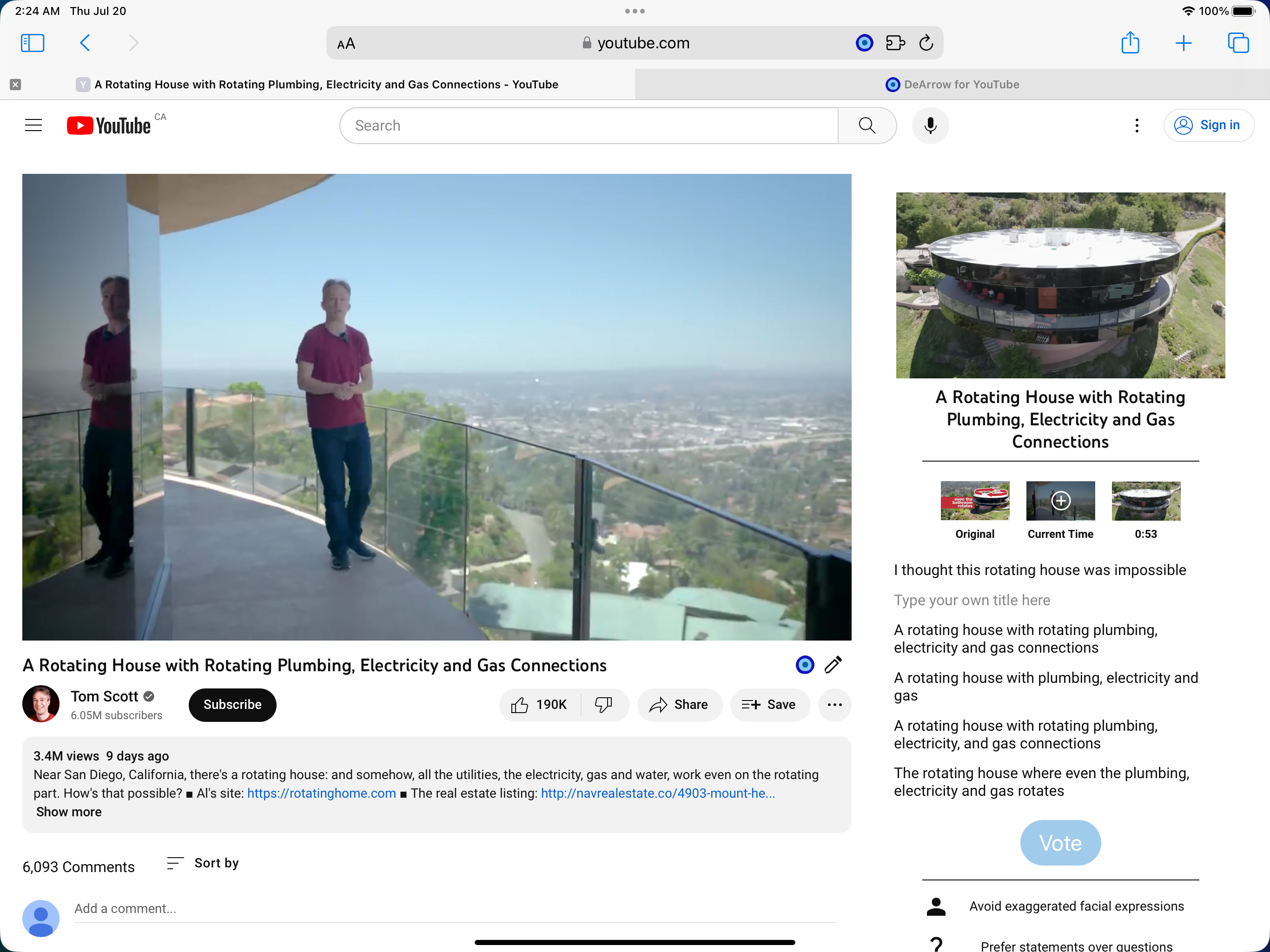 Captura de ecrã 4 da app DeArrow for YouTube