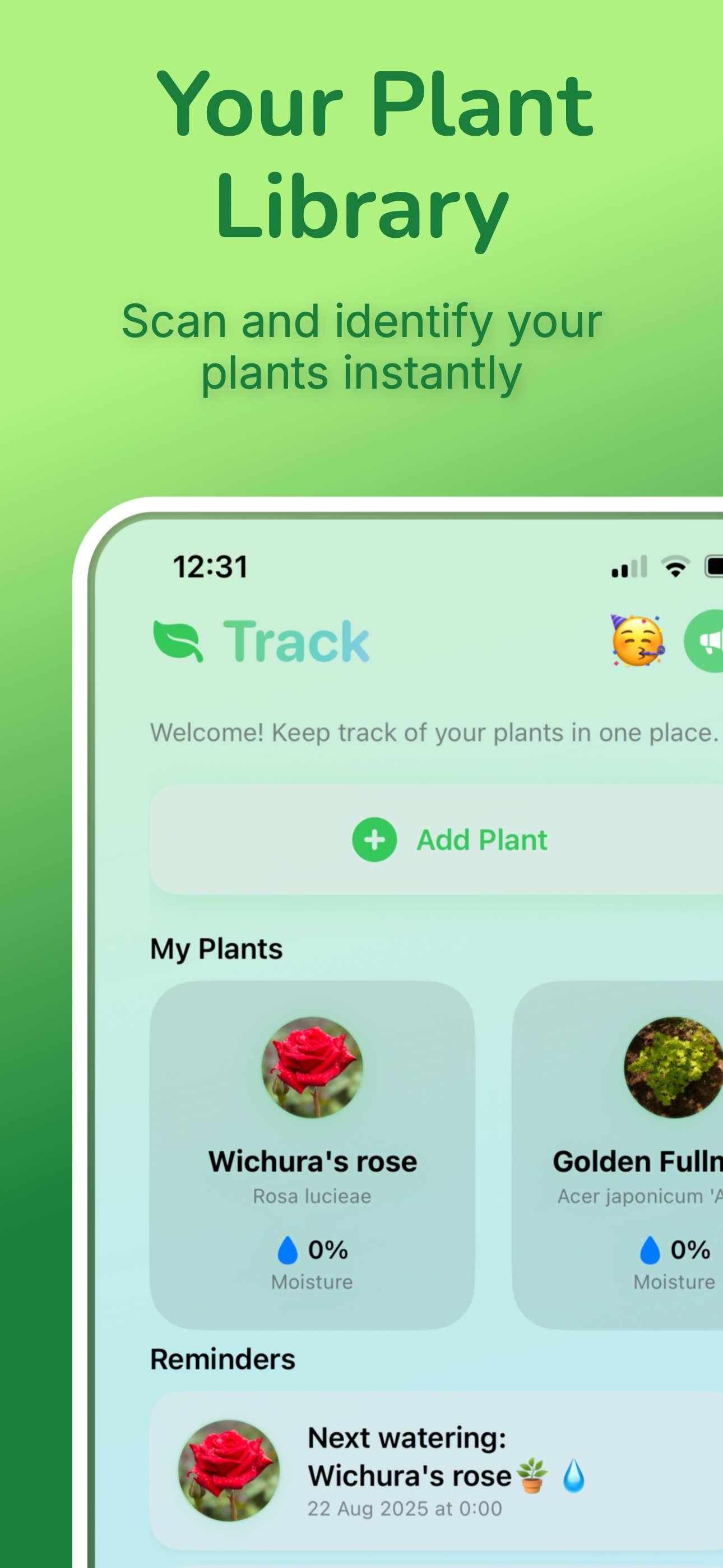 Captura de ecrã 1 da app Identify Plants*