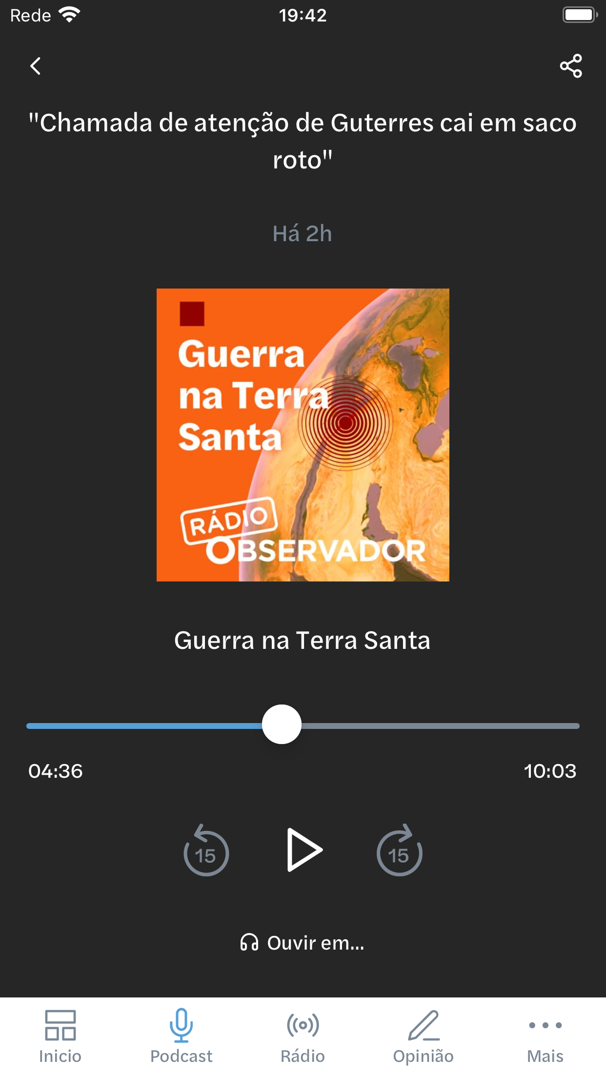Captura de ecrã 4 da app Observador