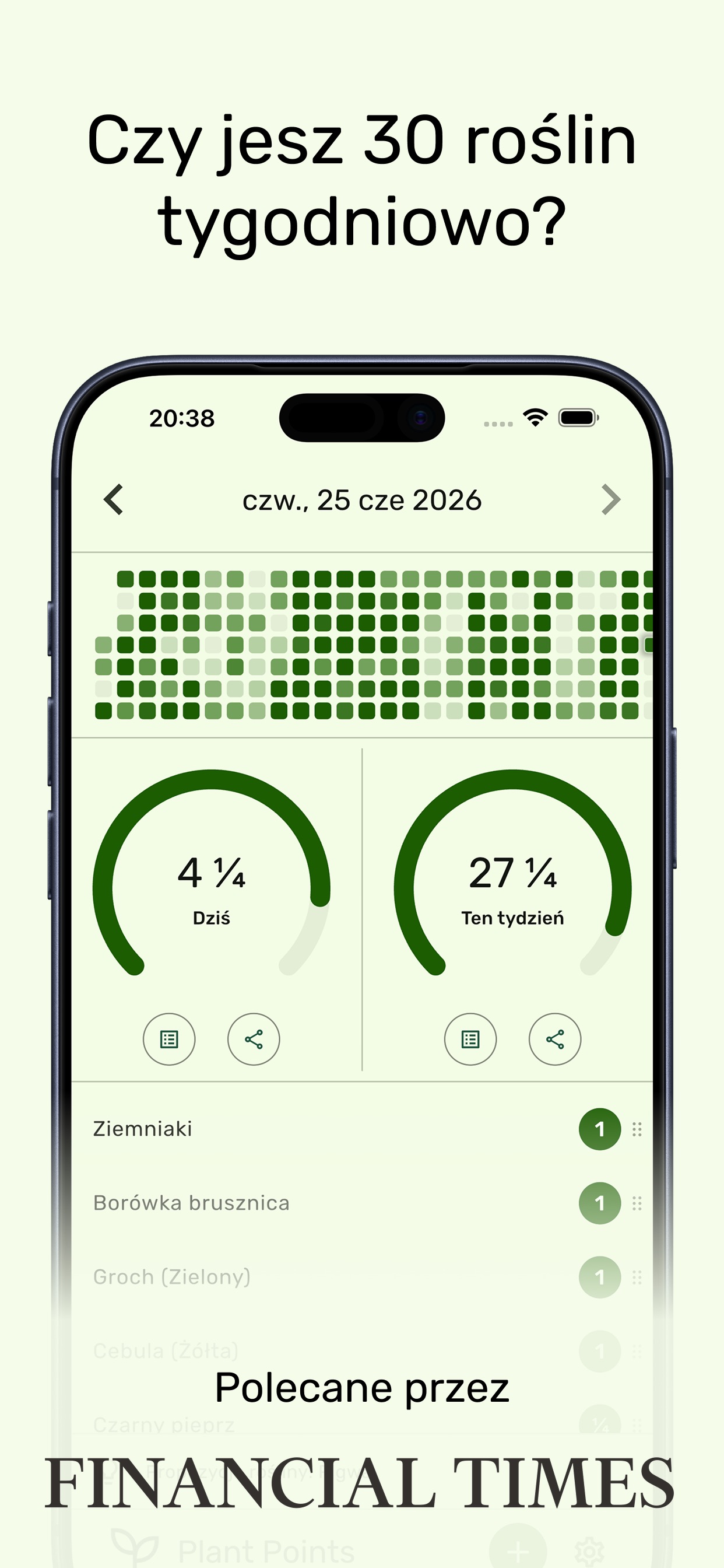 Captura de ecrã 1 da app 30 plantas por semana