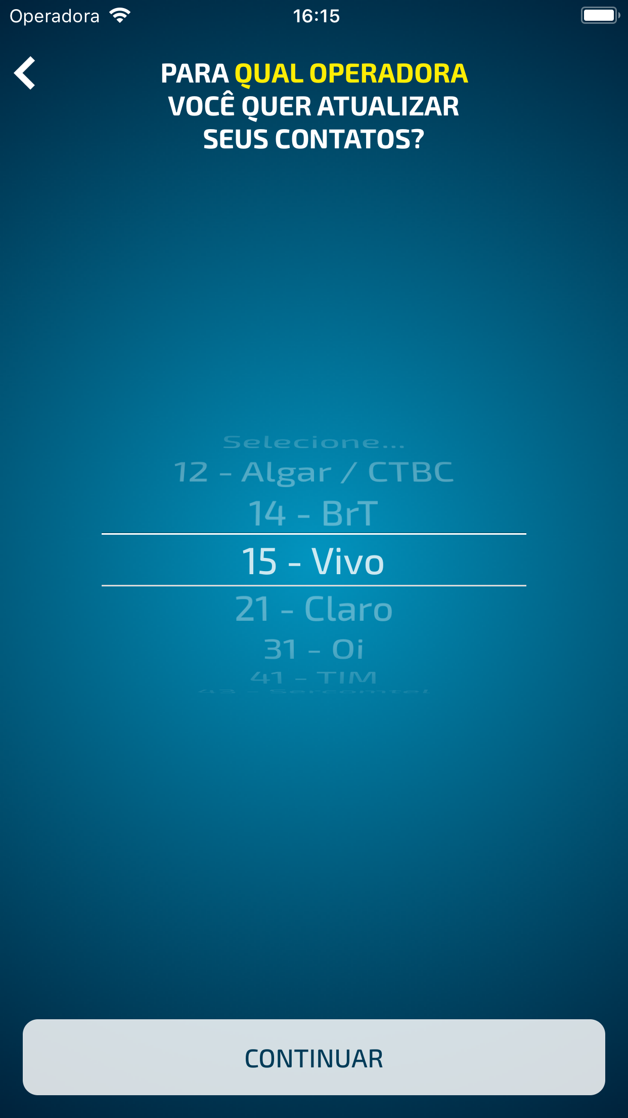 Captura de ecrã 2 da app Portabilidade