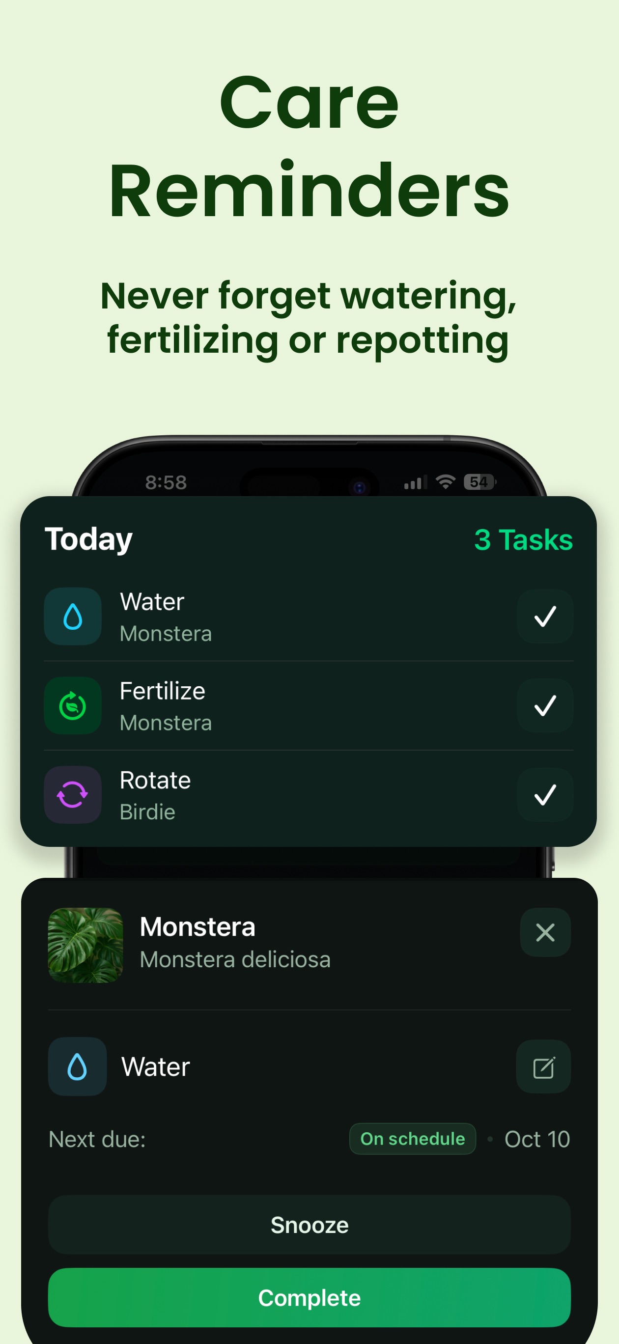 Captura de ecrã 4 da app Planthy: Plant ID & Care Guide