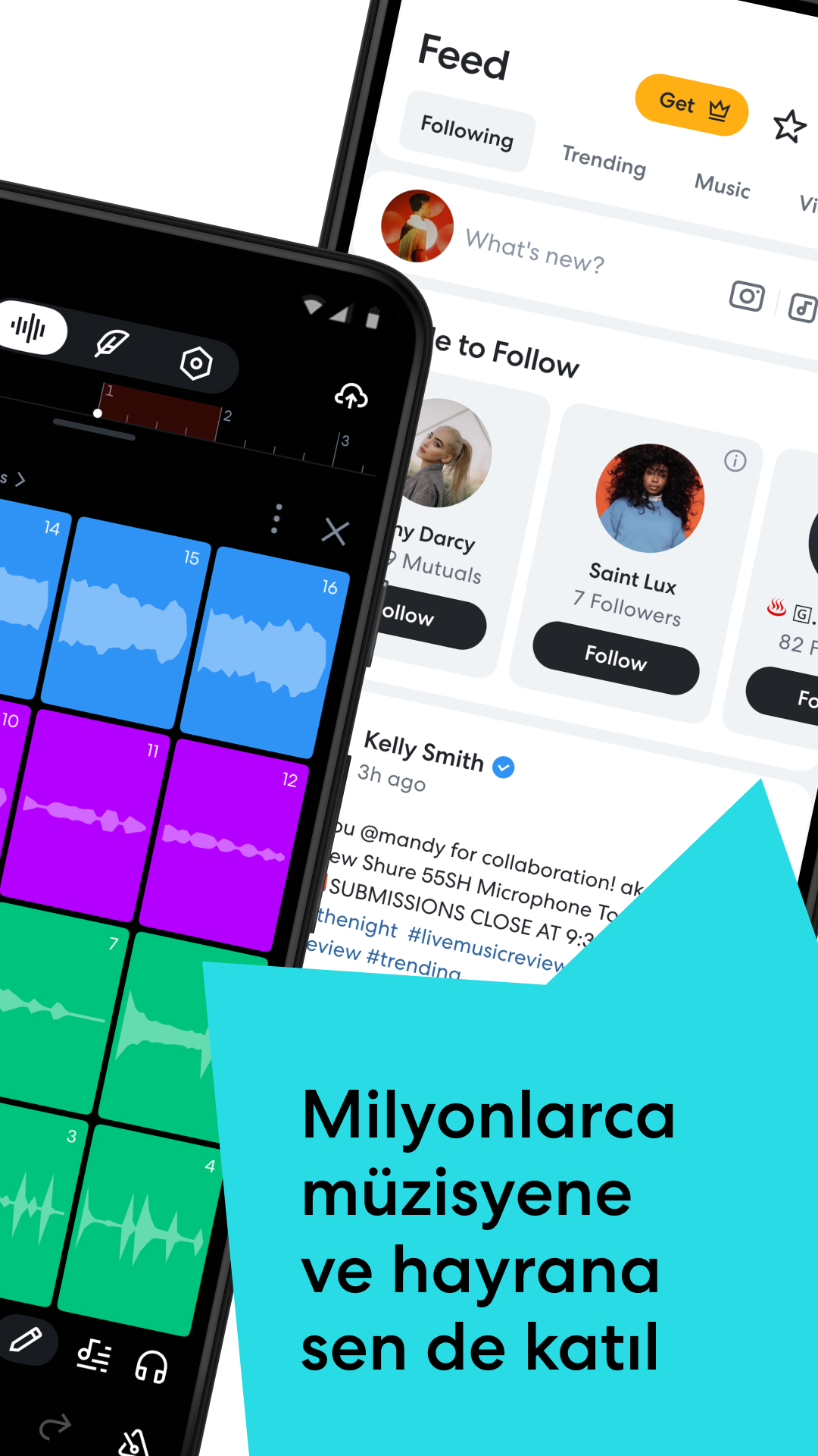 Captura de ecrã 2 da app BandLab - estúdio de música