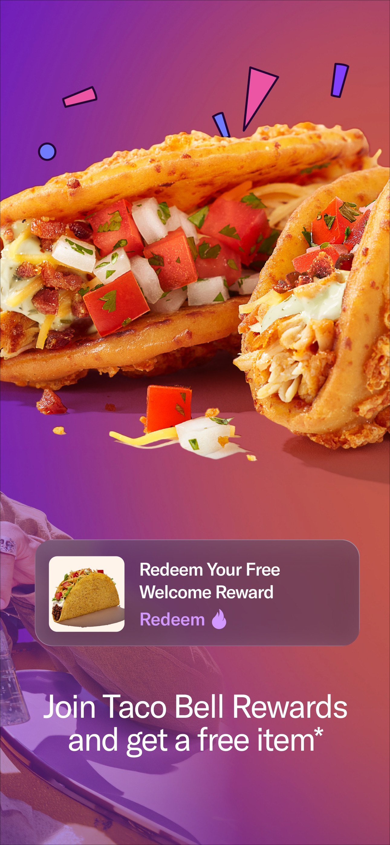 Captura de ecrã 2 da app Taco Bell Fast Food & Delivery