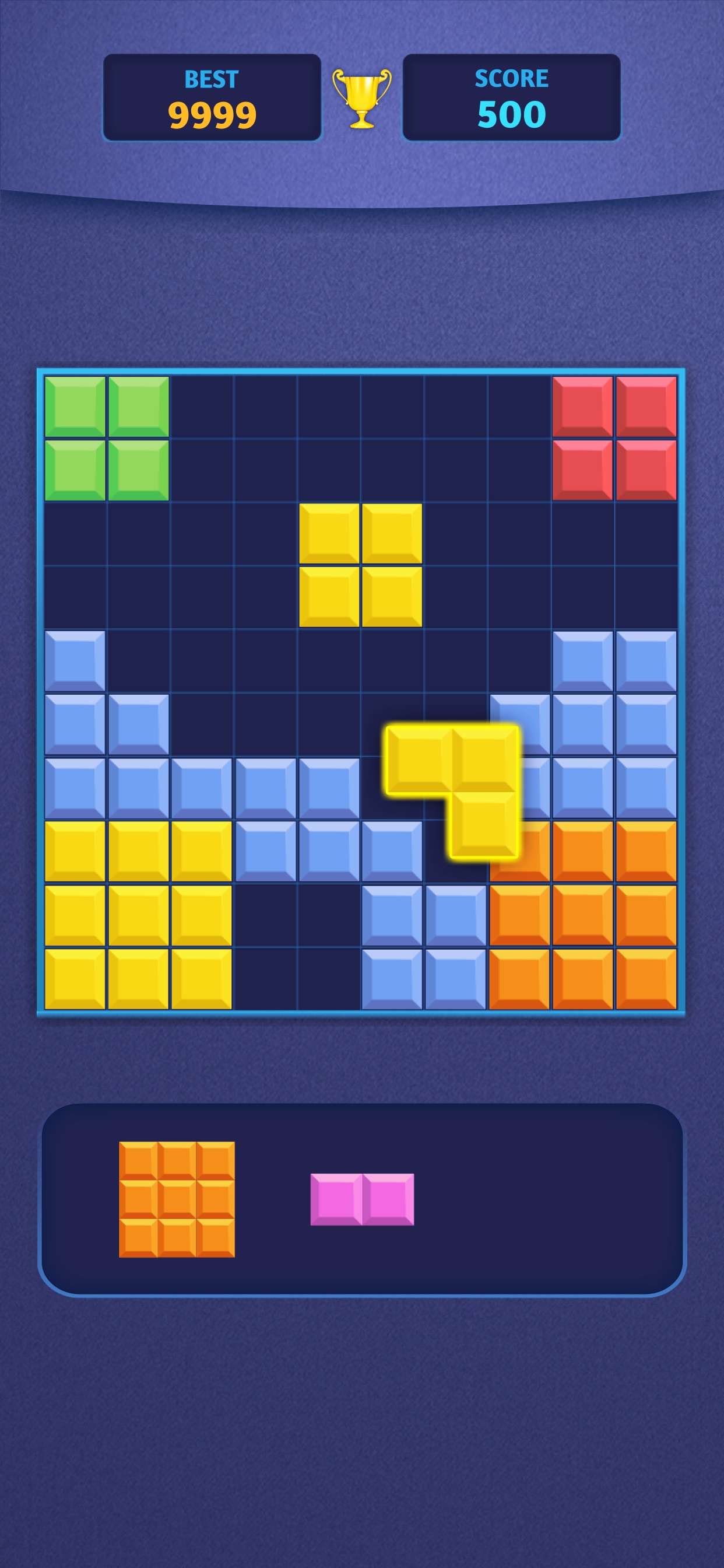 Captura de ecrã 1 da app Block Classic - Block Puzzle