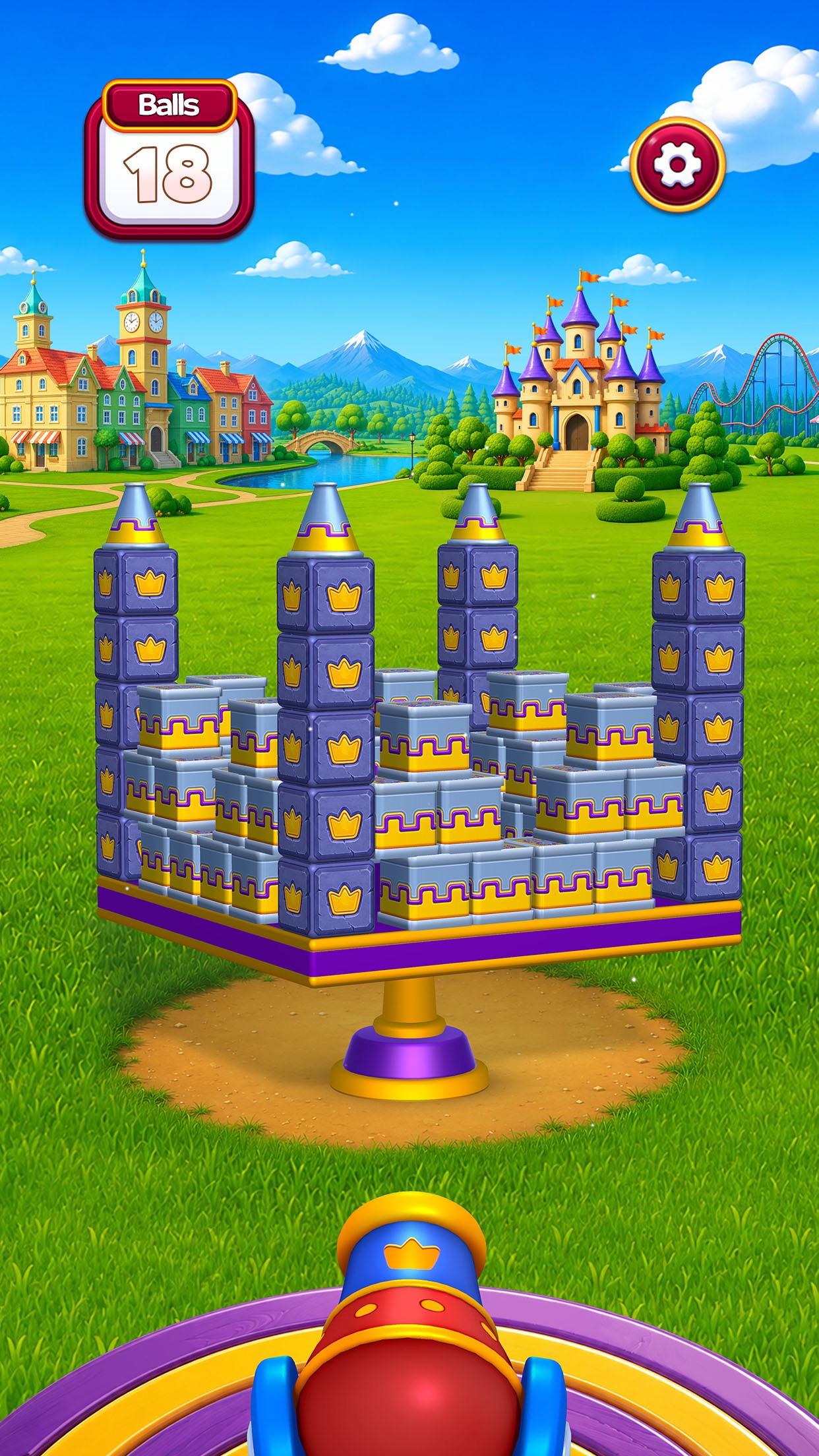 Royal Smash! - Physics Puzzle screenshot 4