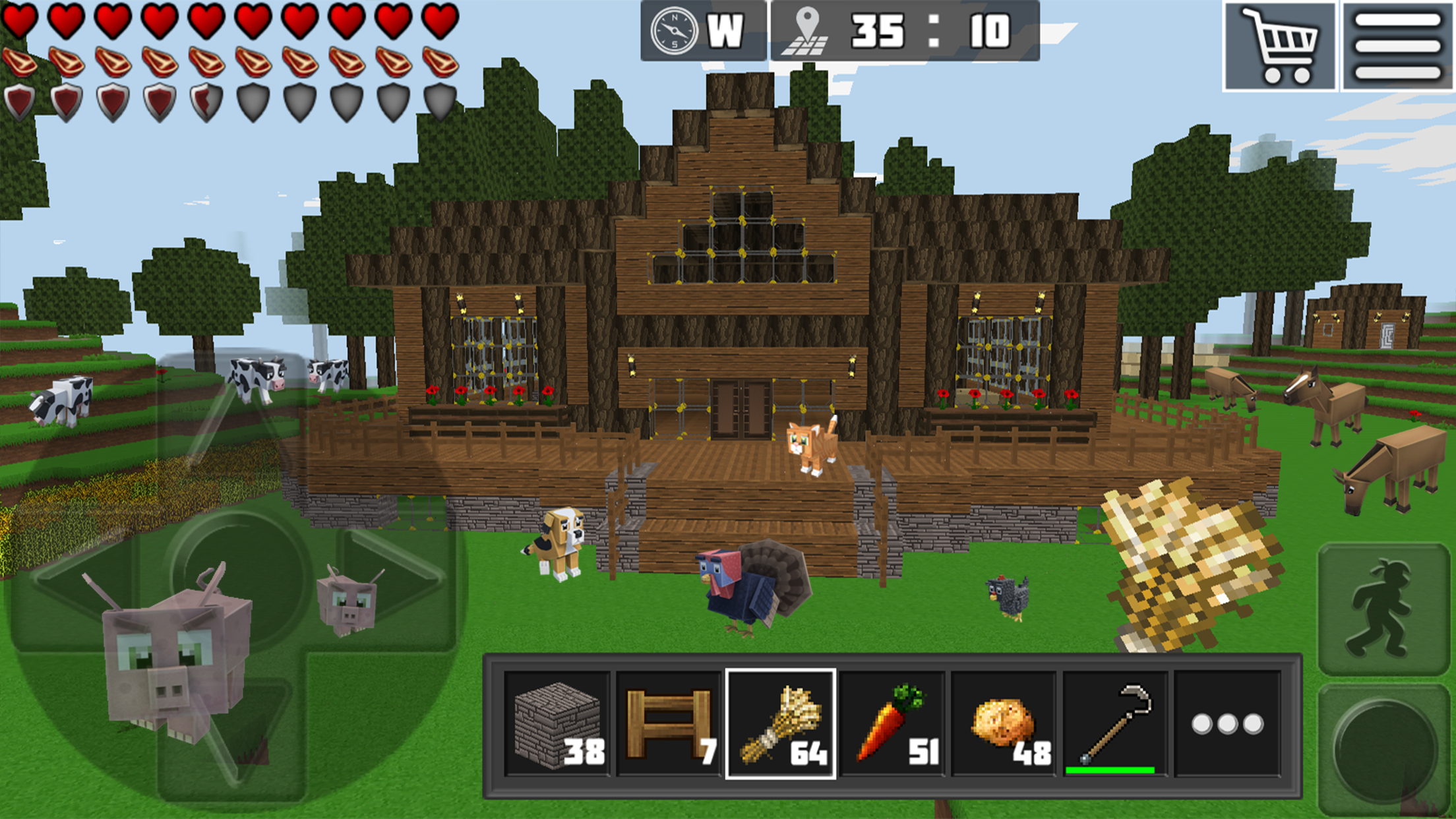 Captura de ecrã 2 da app WorldCraft : Craft Realm 3D