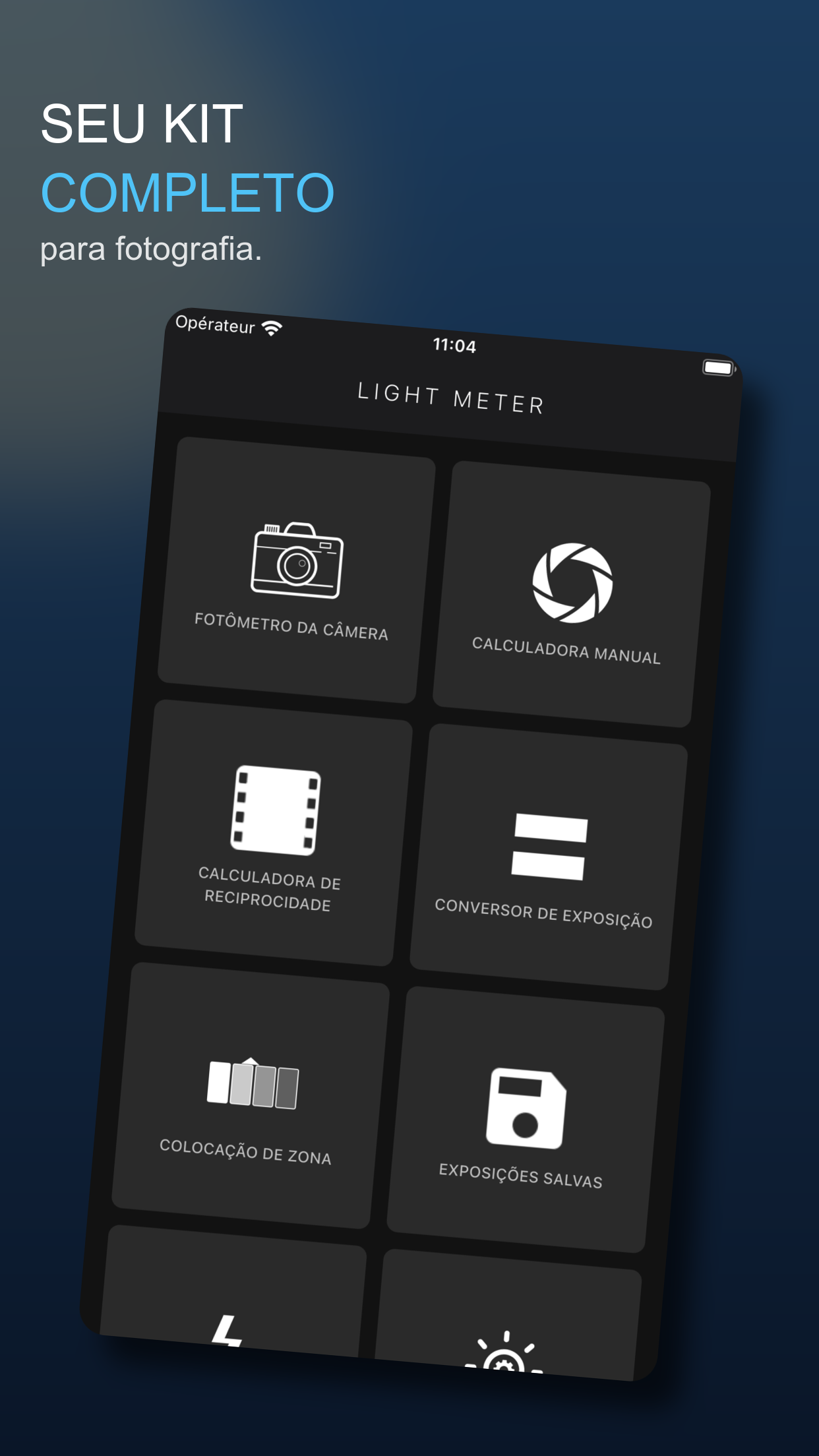 Captura de ecrã 1 da app Light Meter by WBPhoto