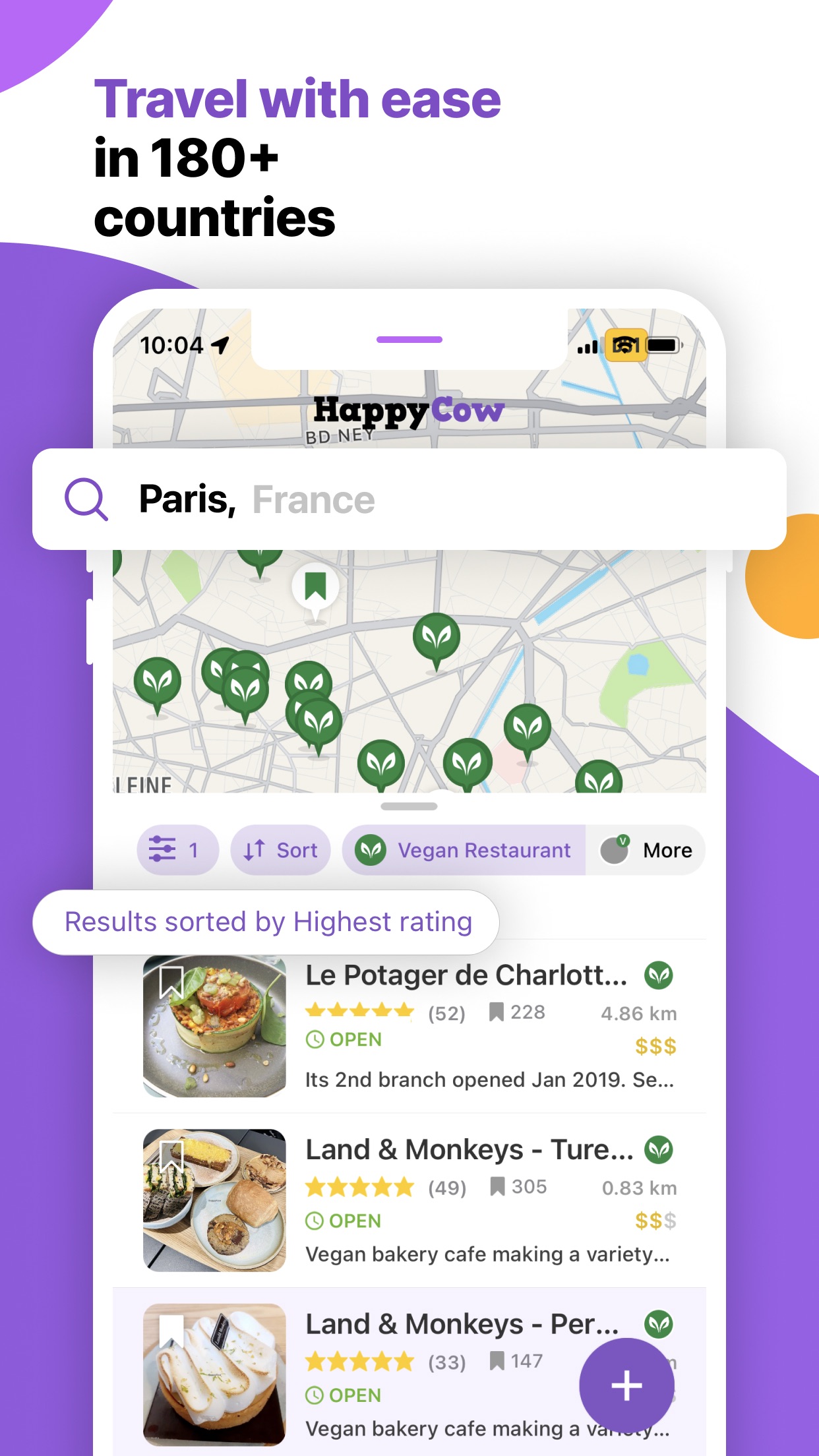 Captura de ecrã 3 da app HappyCow - Vegan Food Near You