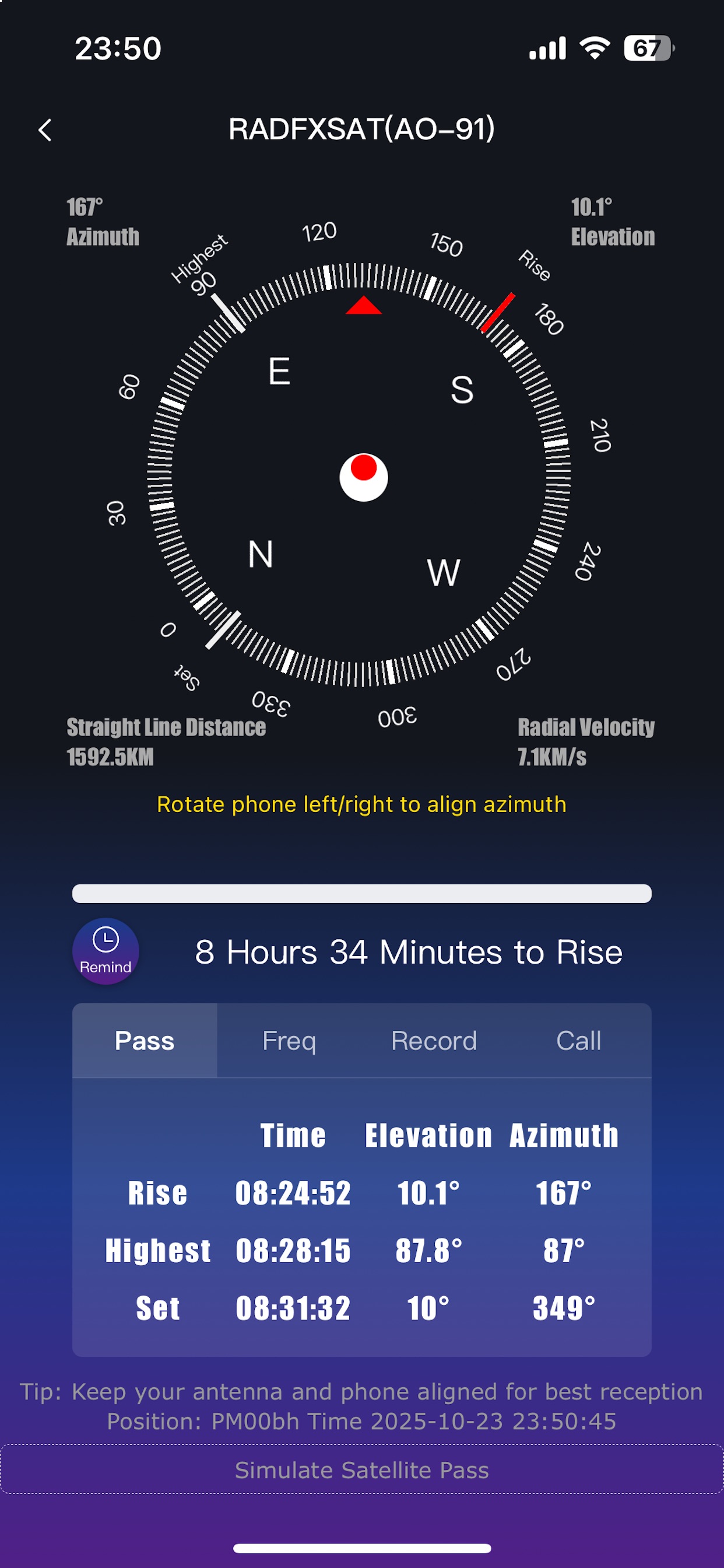 Captura de ecrã 4 da app HAMQ: Ham Radio Tools