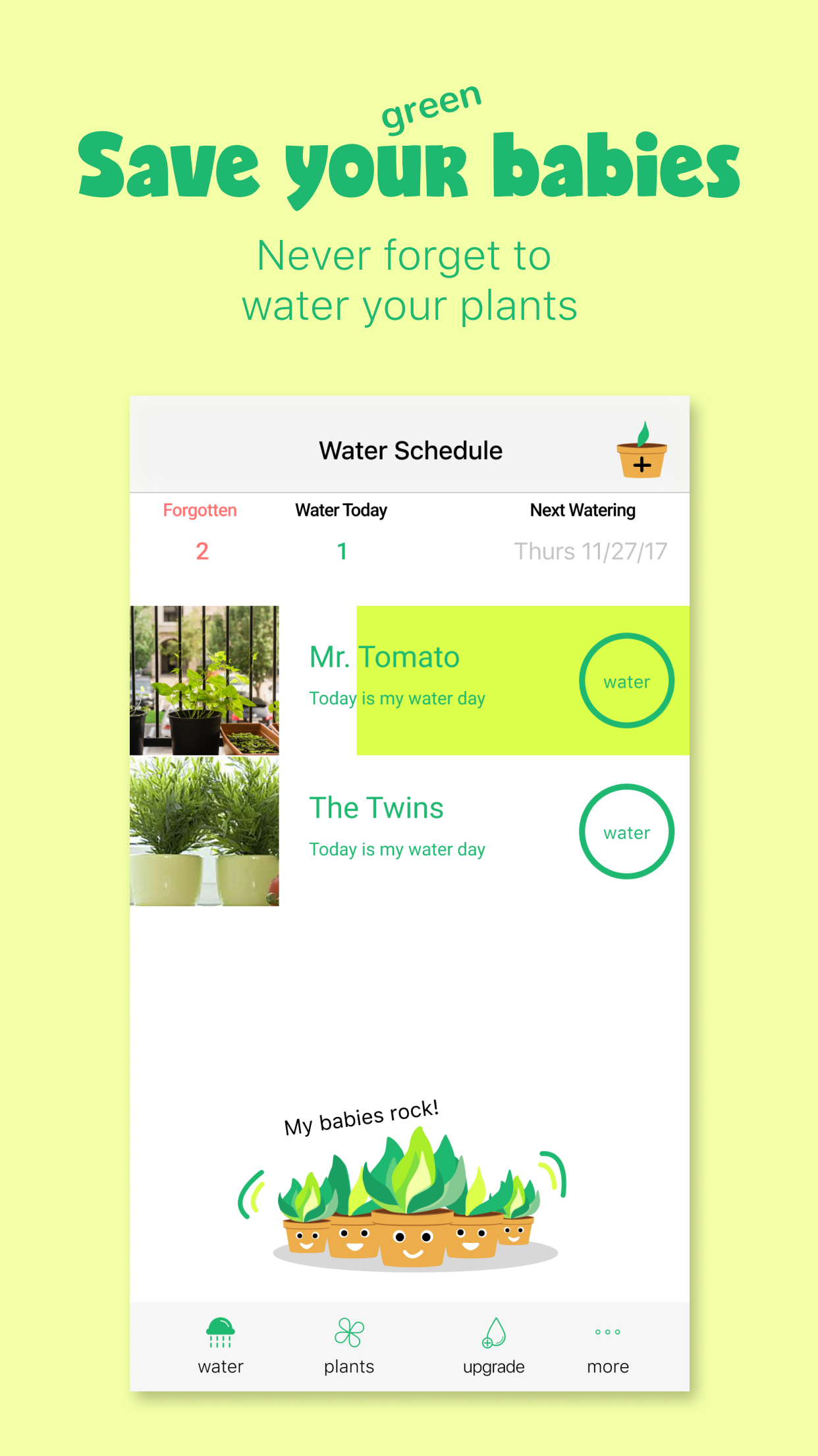 Captura de ecrã 1 da app Happy Plant - No Water Thirst