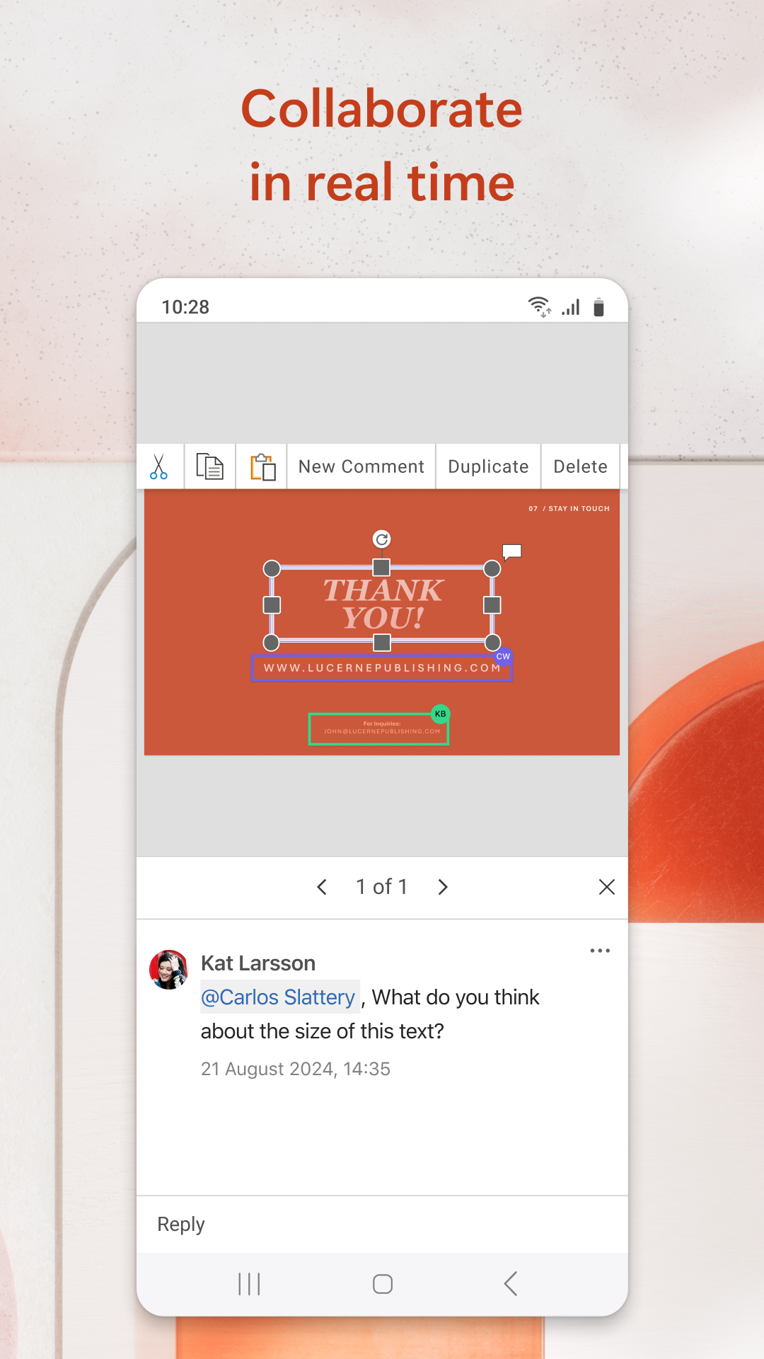 Captura de ecrã 3 da app Microsoft PowerPoint