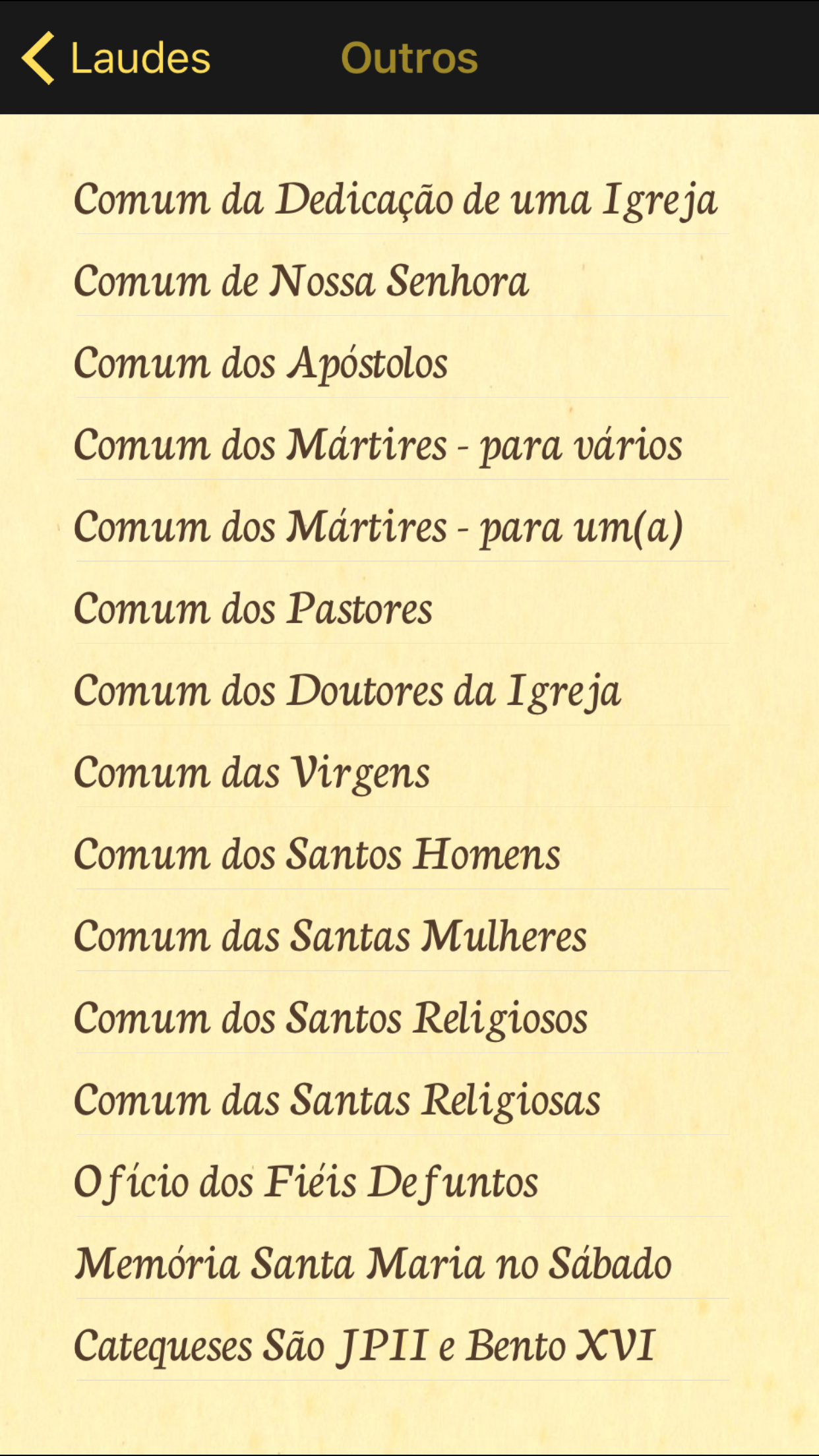 Captura de ecrã 4 da app iLiturgia