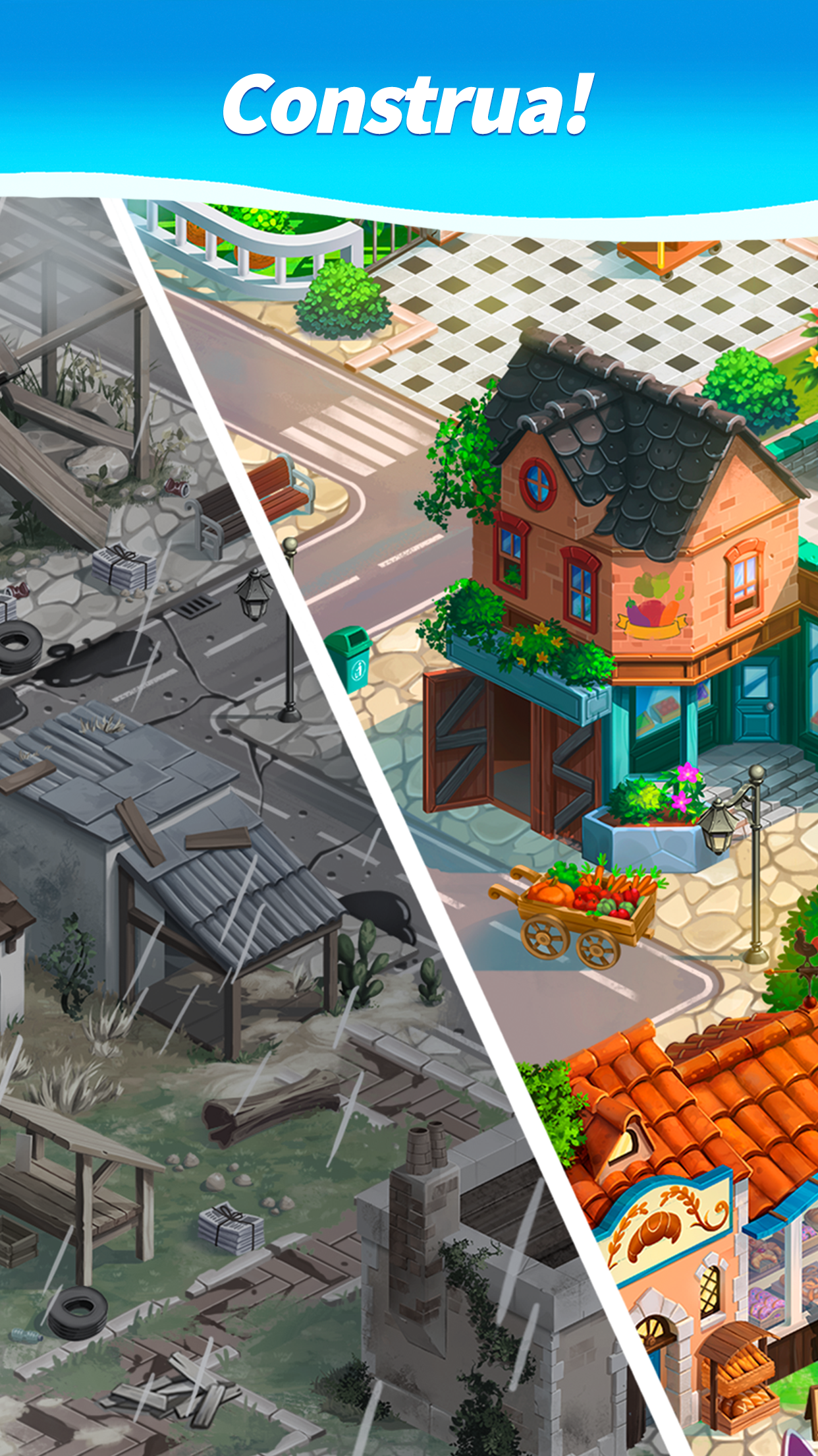 Captura de ecrã 3 da app Travel Town - Combine Aventura