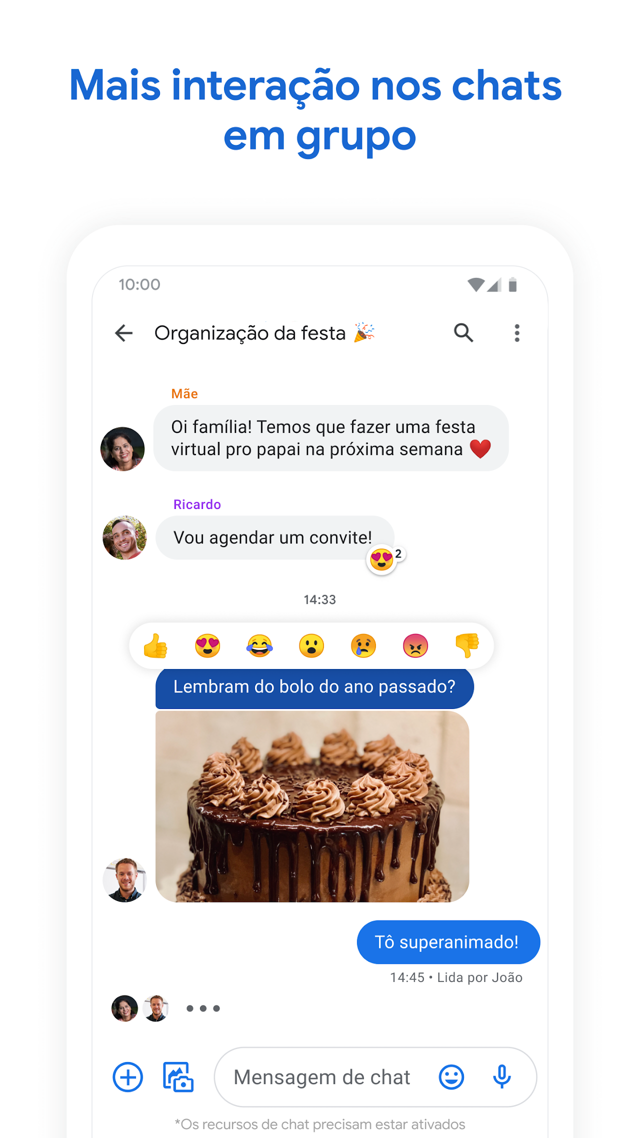 Captura de ecrã 3 da app Mensagens da Google