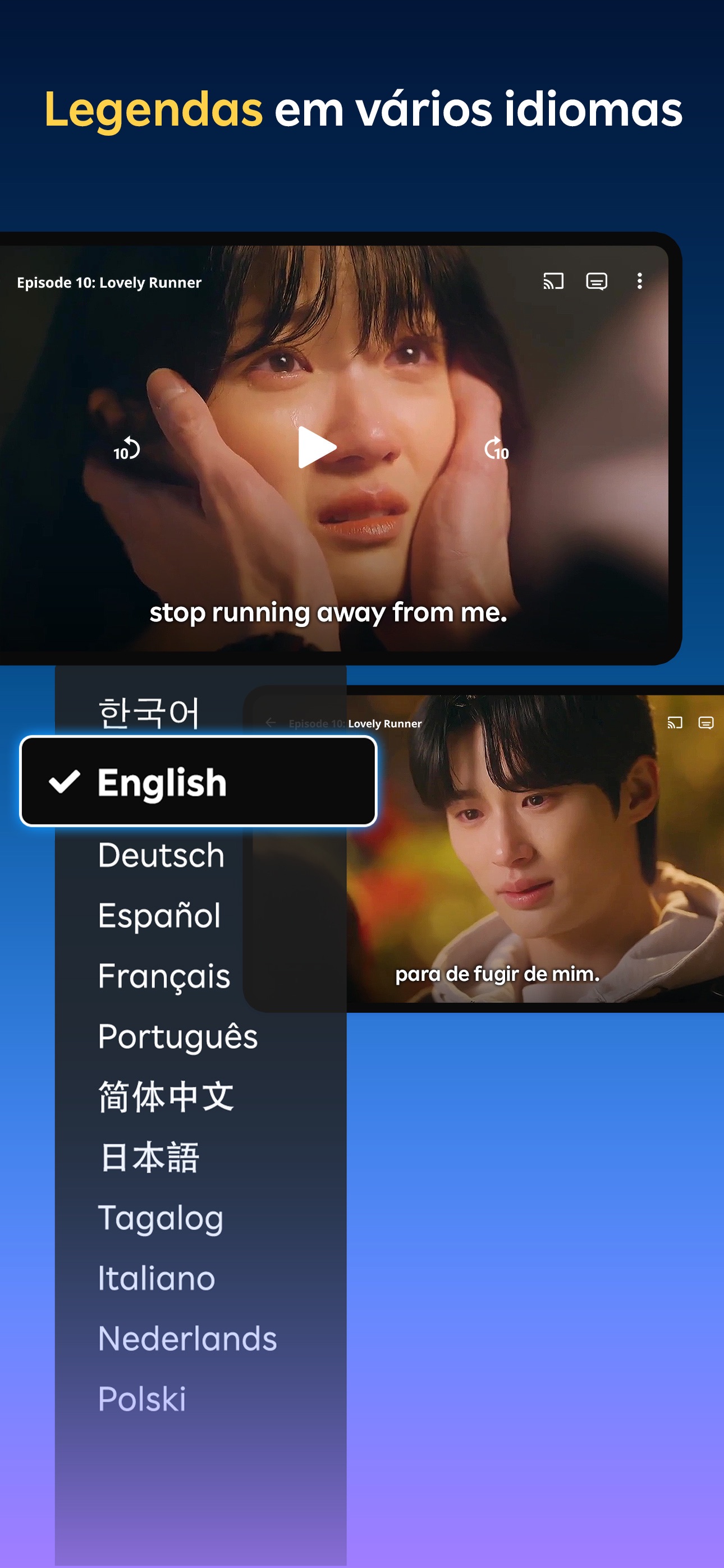 Captura de ecrã 4 da app Viki: dramas, filmes, TV, Ásia