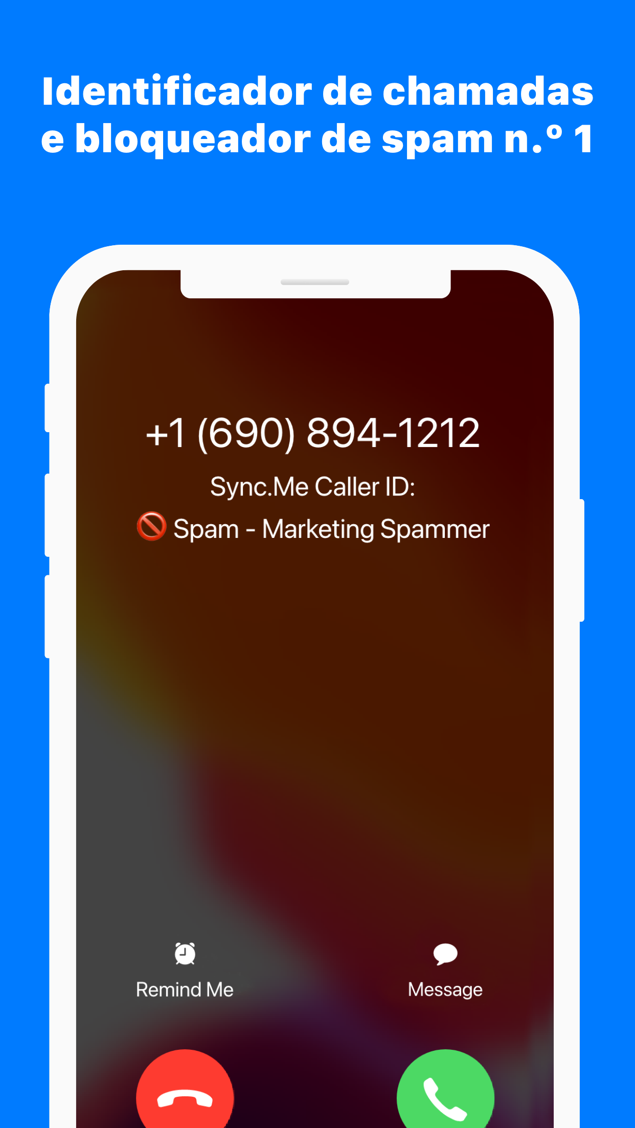Captura de ecrã 1 da app Sync.ME–Caller ID & Contactos