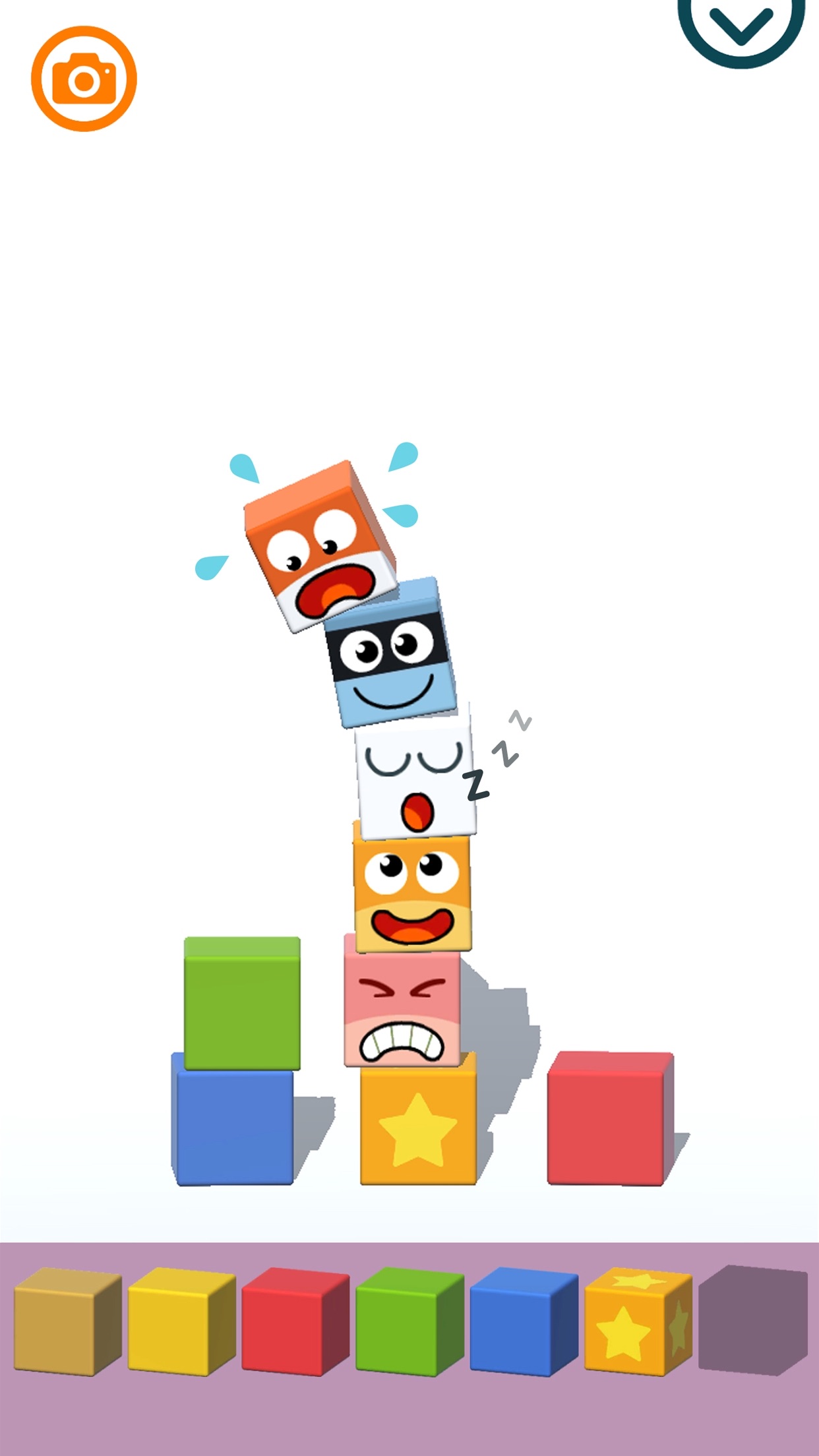 Captura de ecrã 4 da app Pango KABOOM! Empilhe os cubos
