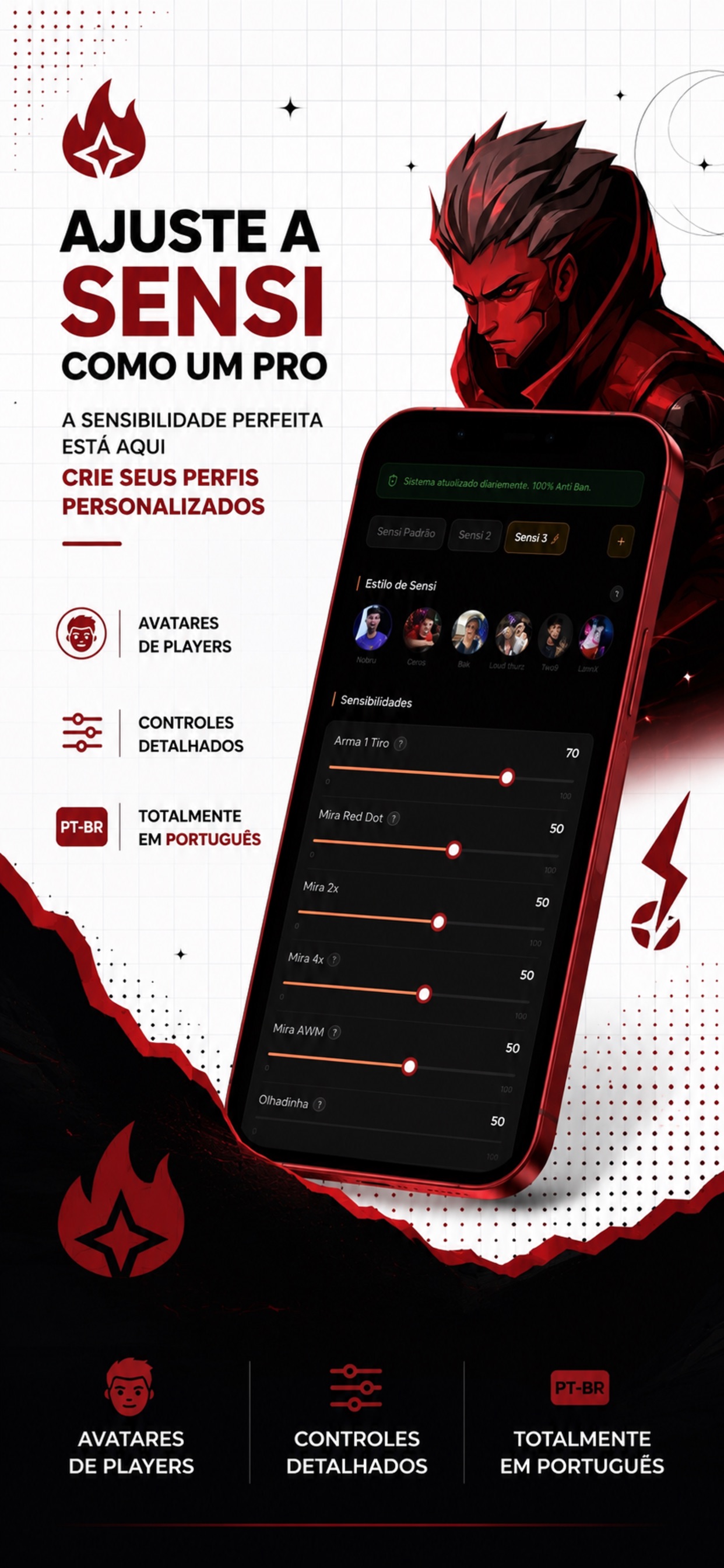 Captura de ecrã 2 da app Real Sensi FF - PRO